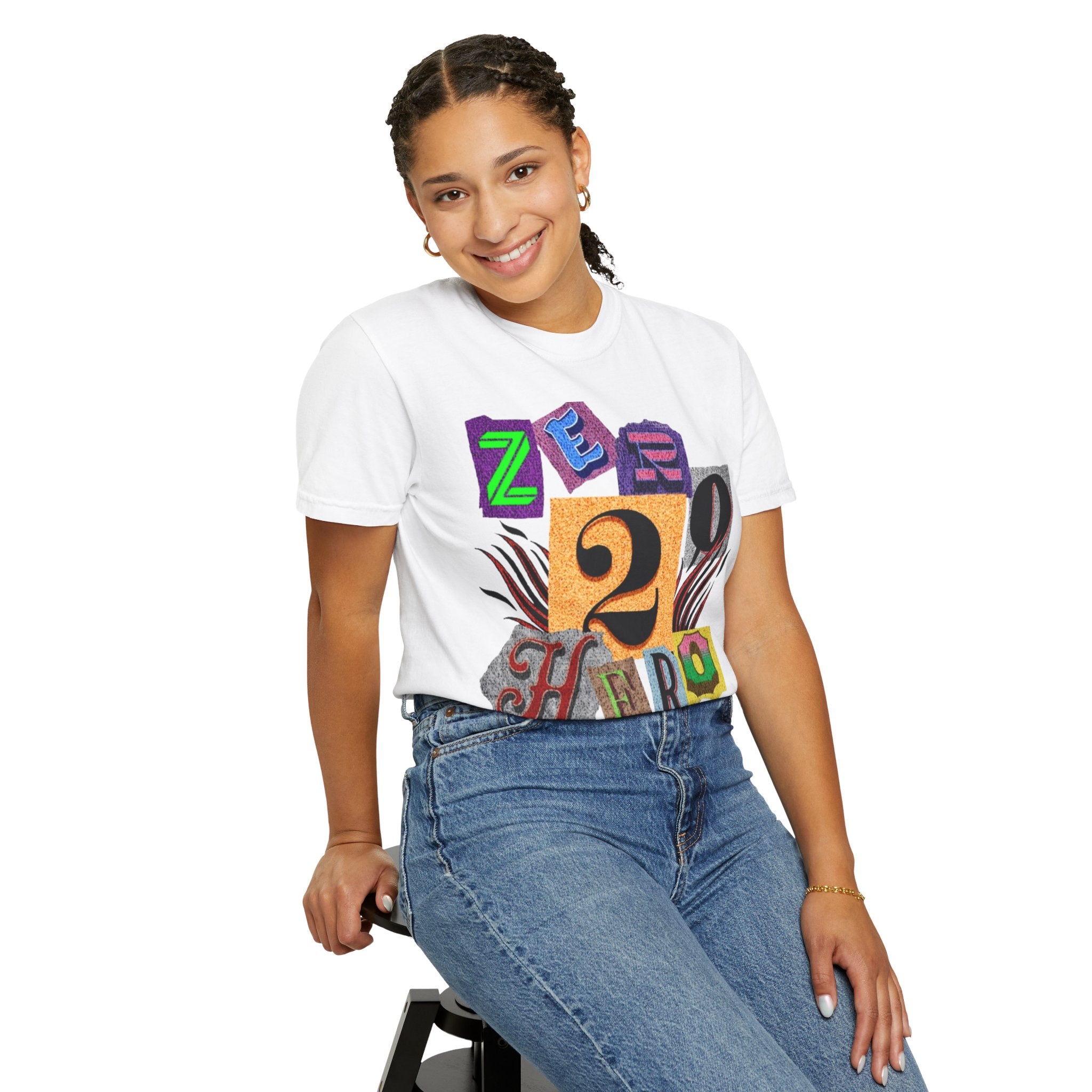 Zero To Hero Unisex Garment-Dyed T-shirt