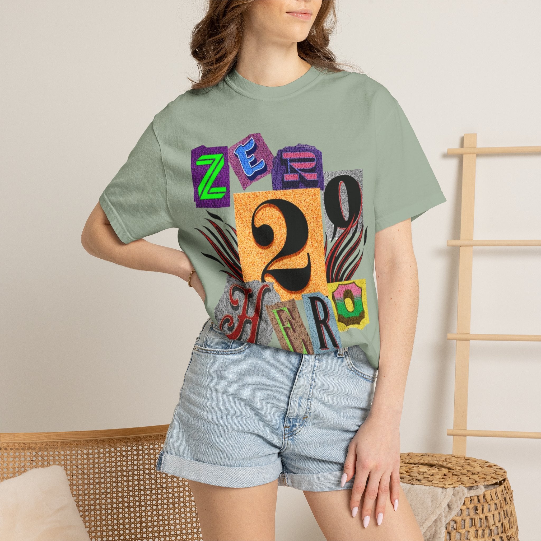 Zero To Hero Unisex Garment-Dyed T-shirt