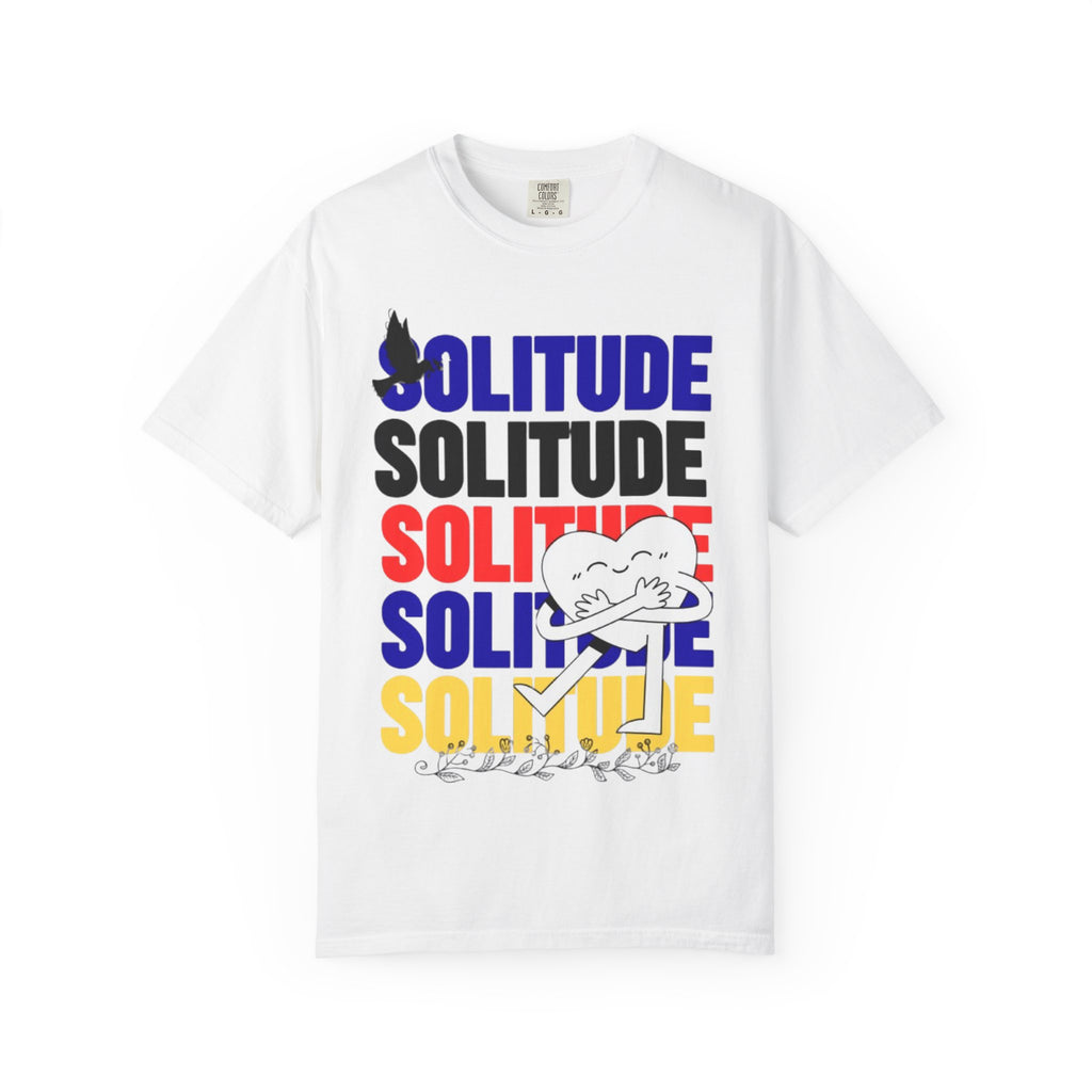تي شيرت Solitude للجنسين مصبوغ بالكامل
