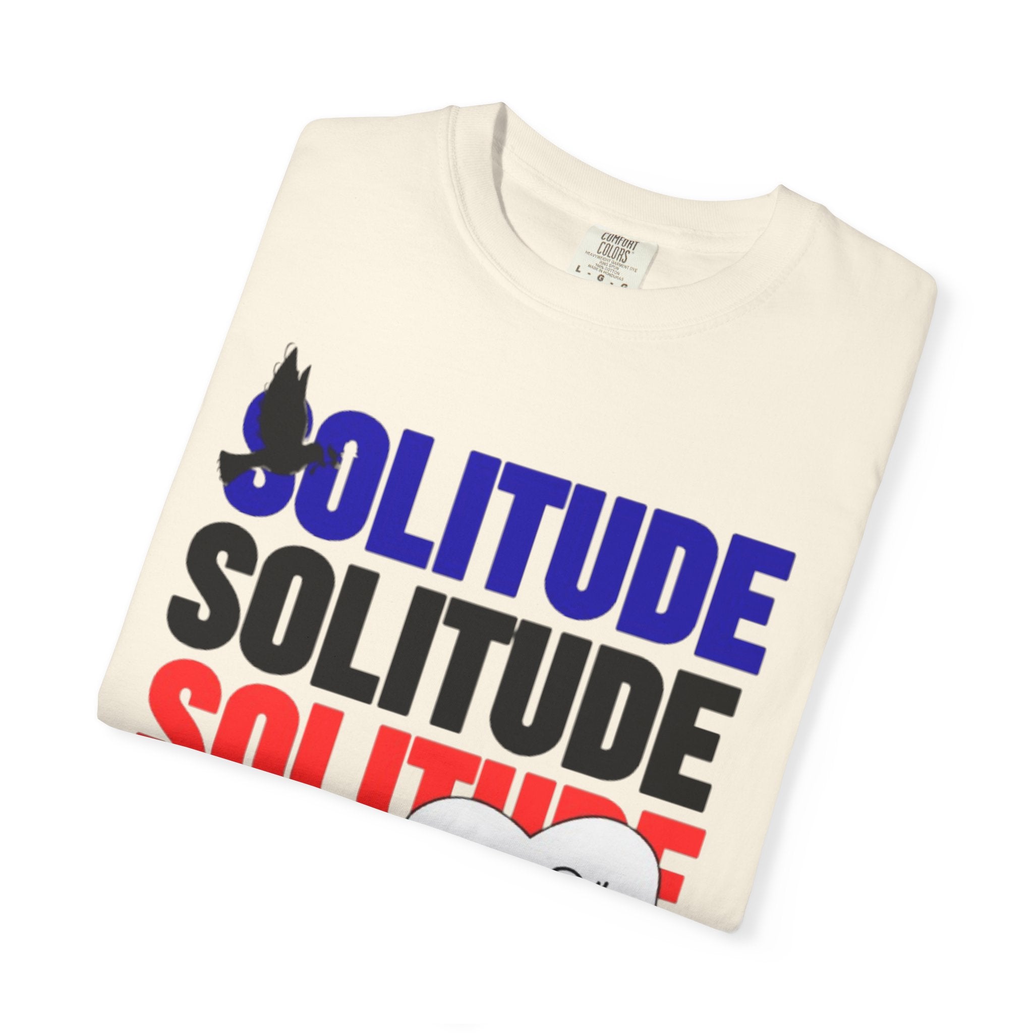 تي شيرت Solitude للجنسين مصبوغ بالكامل