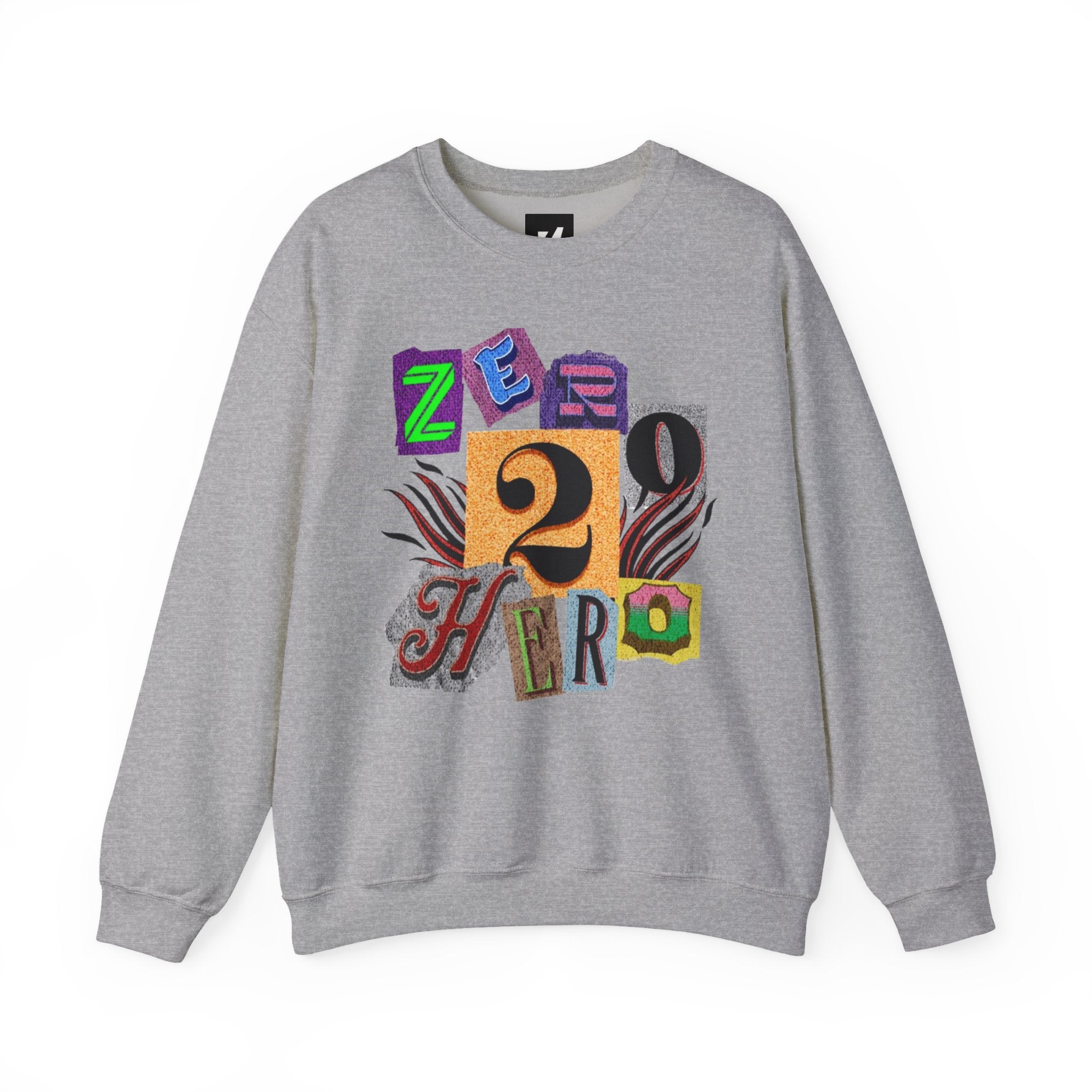 Zero To Hero Unisex Heavy Blend™ Crewneck Sweatshirt