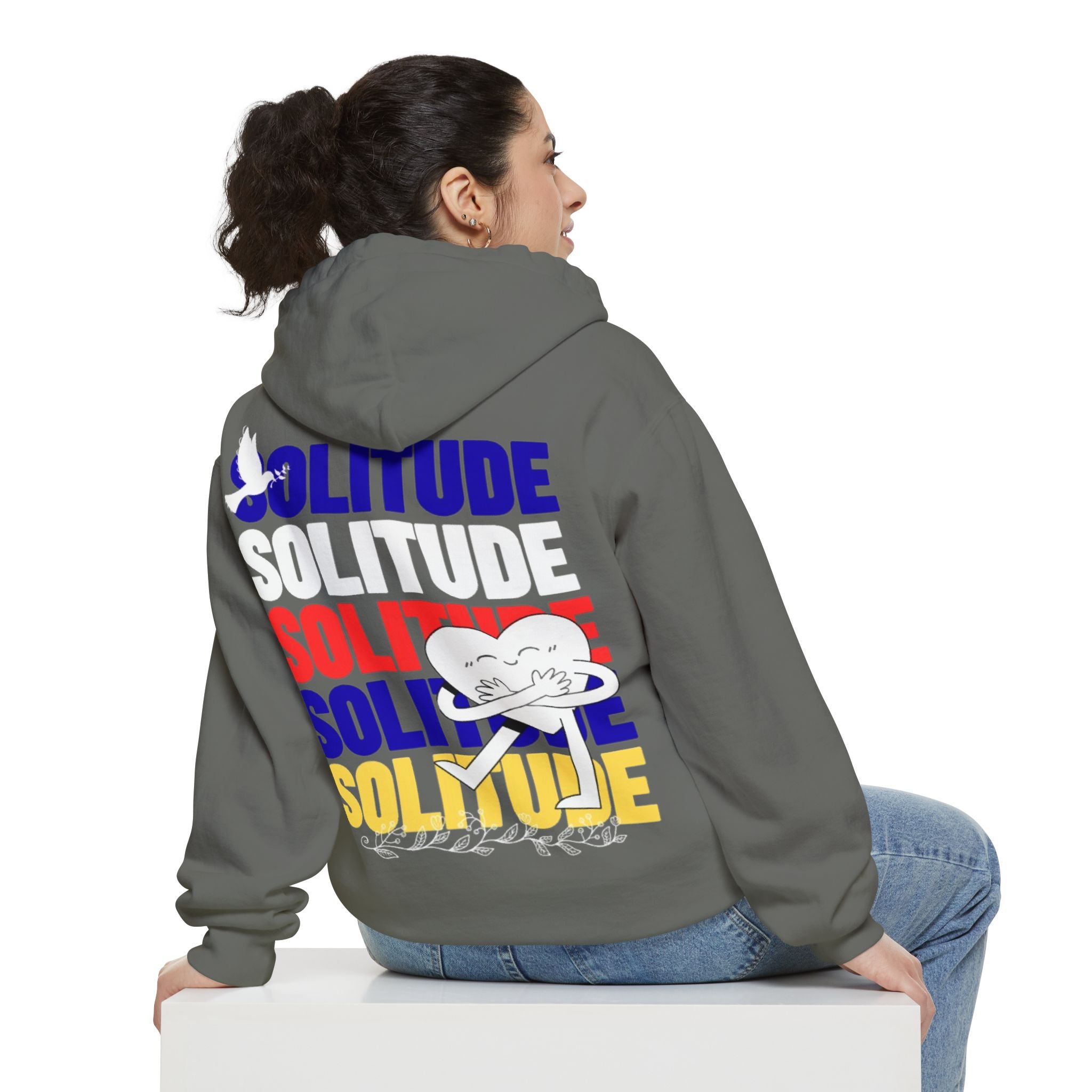Solitude Unisex Garment-Dyed Hoodie