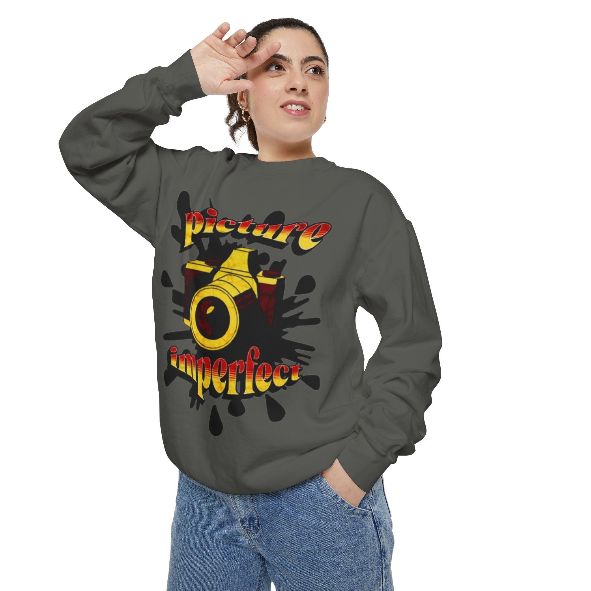 سويت شيرت Picture Imperfect Unisex مصبوغ بصبغة طبيعية