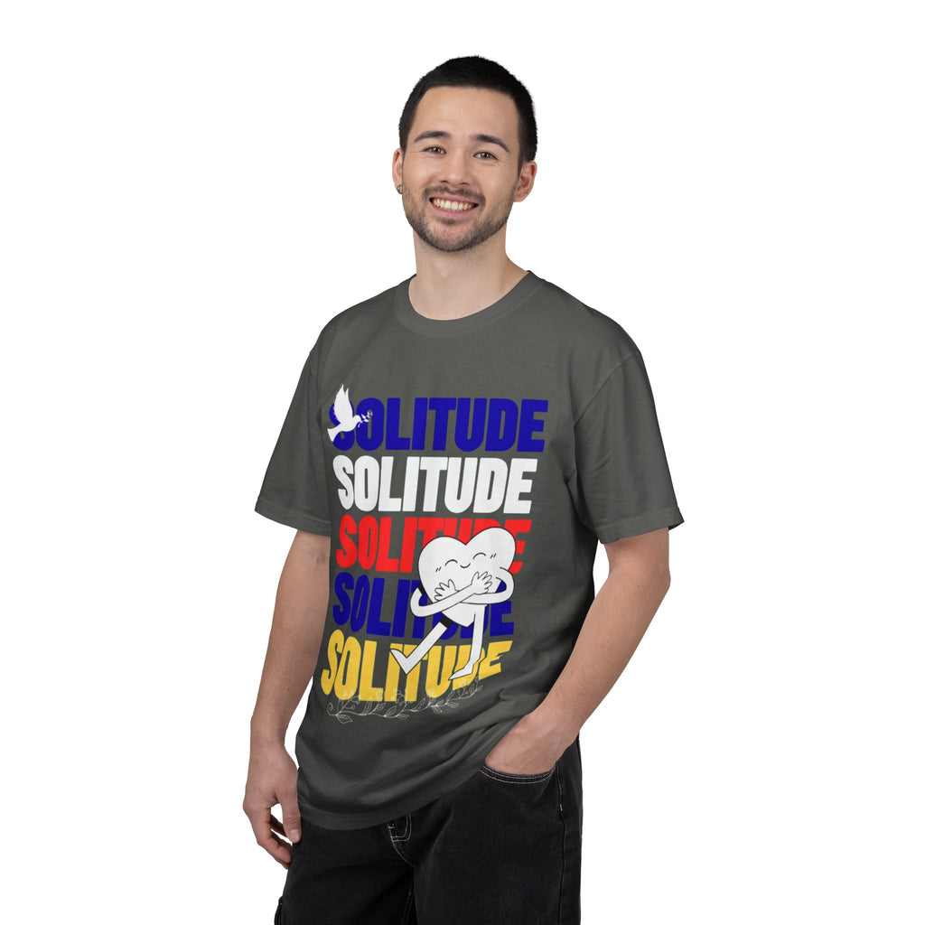 تي شيرت Solitude للجنسين مصبوغ بالكامل