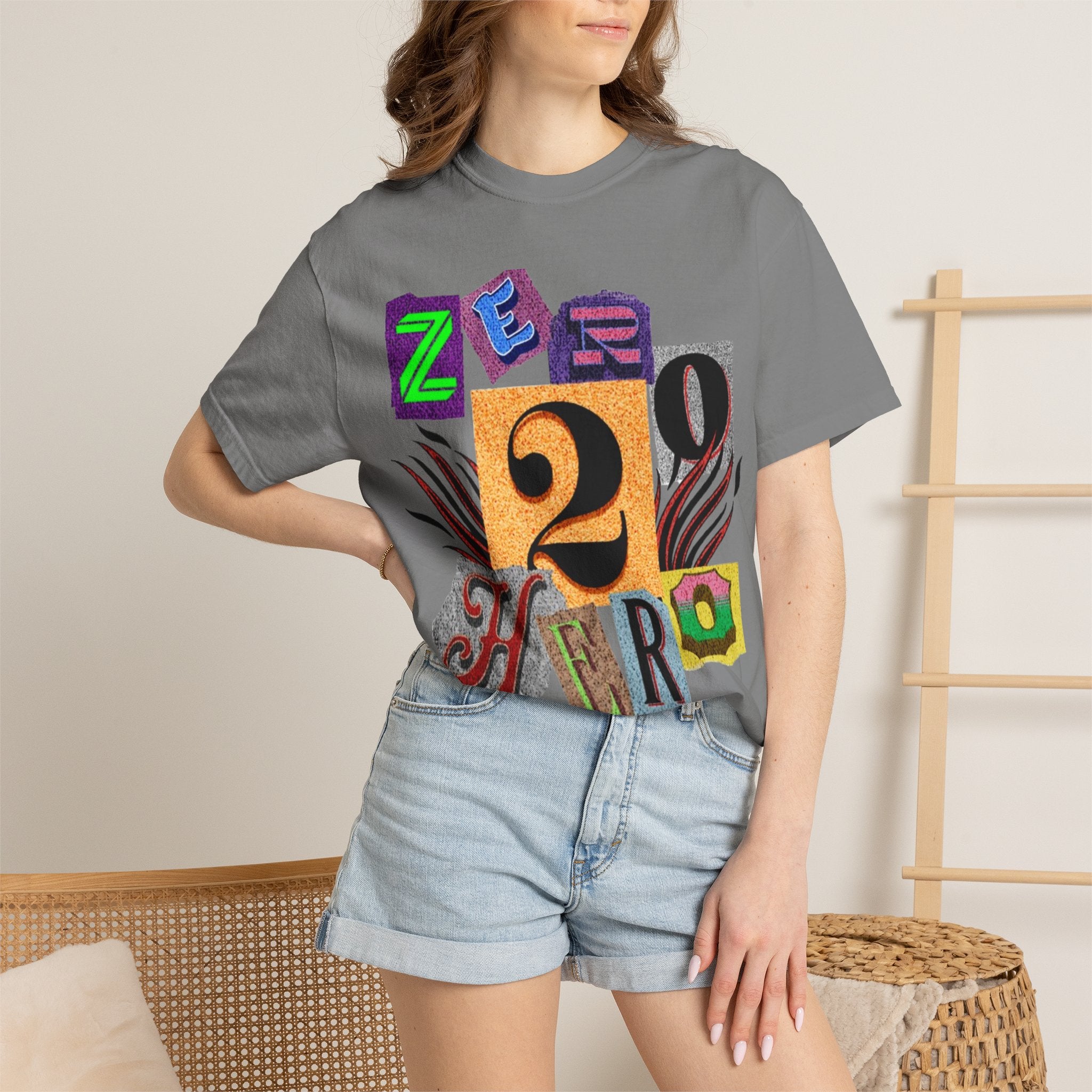 Zero To Hero Unisex Garment-Dyed T-shirt
