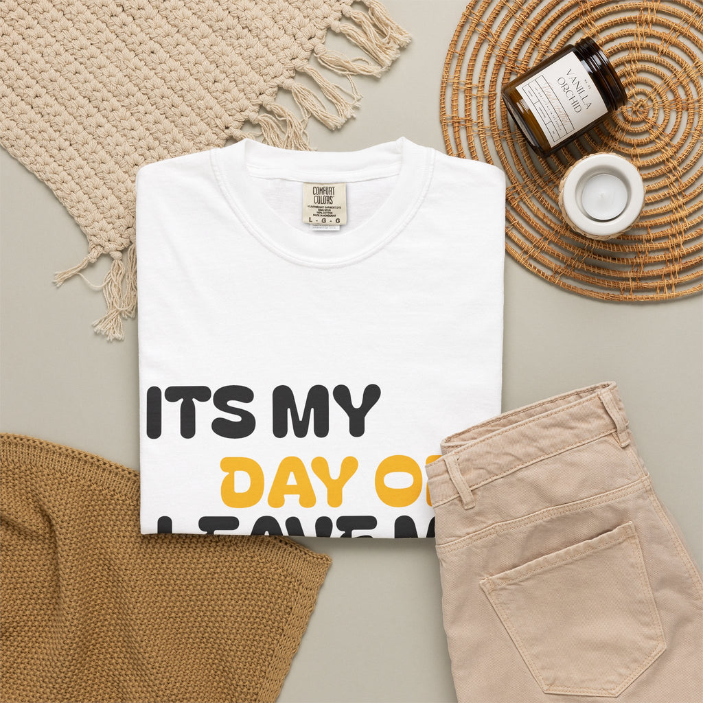 Day Off Unisex Garment-Dyed T-shirt