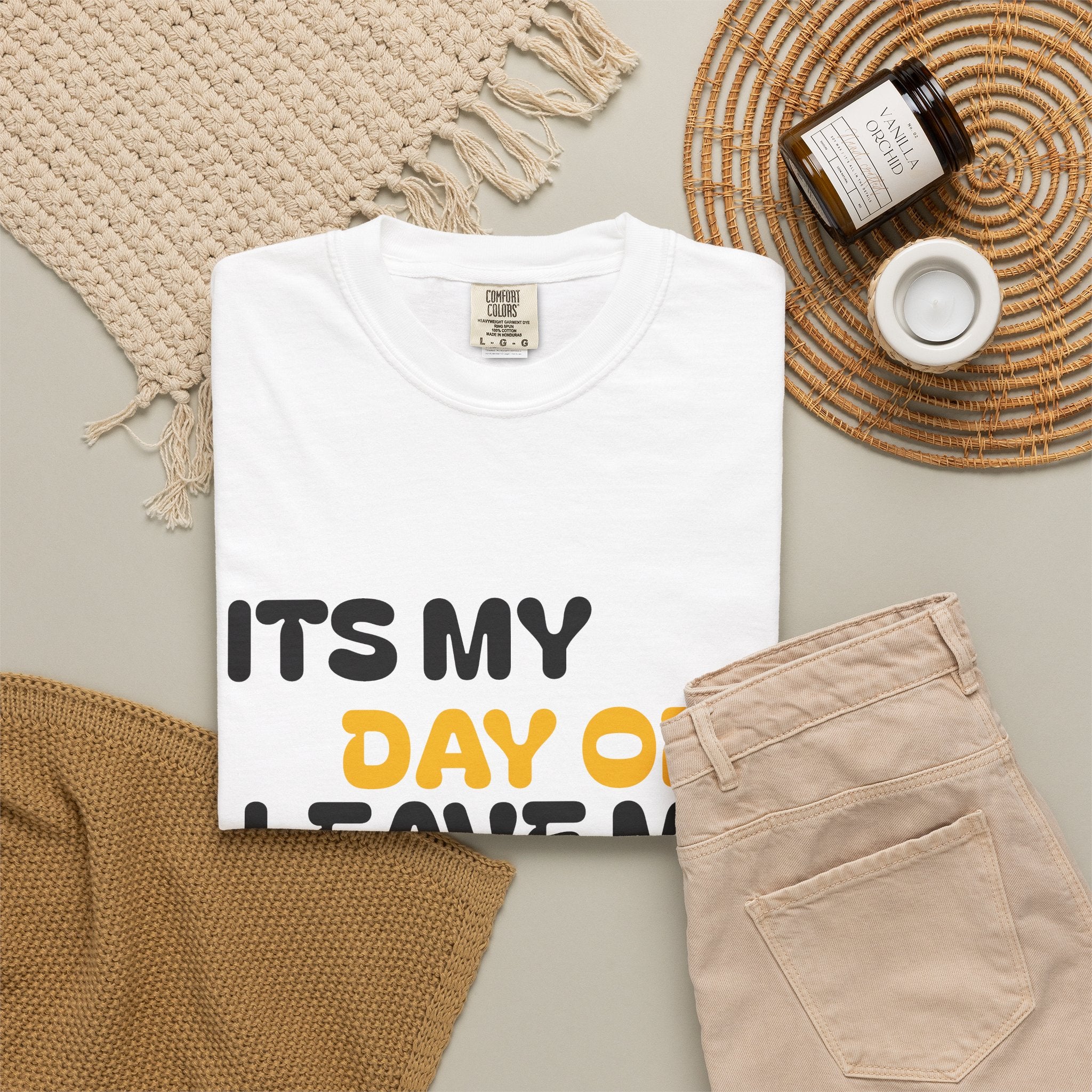Day Off Unisex Garment-Dyed T-shirt