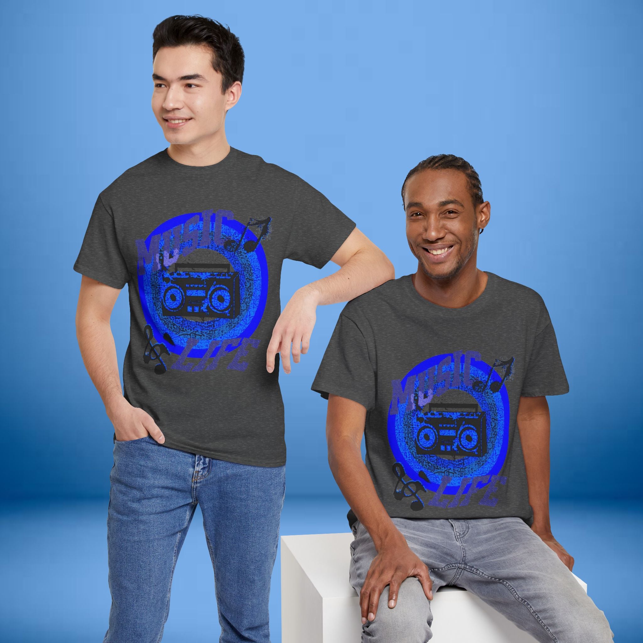 Music Life Unisex Heavy Cotton Tee