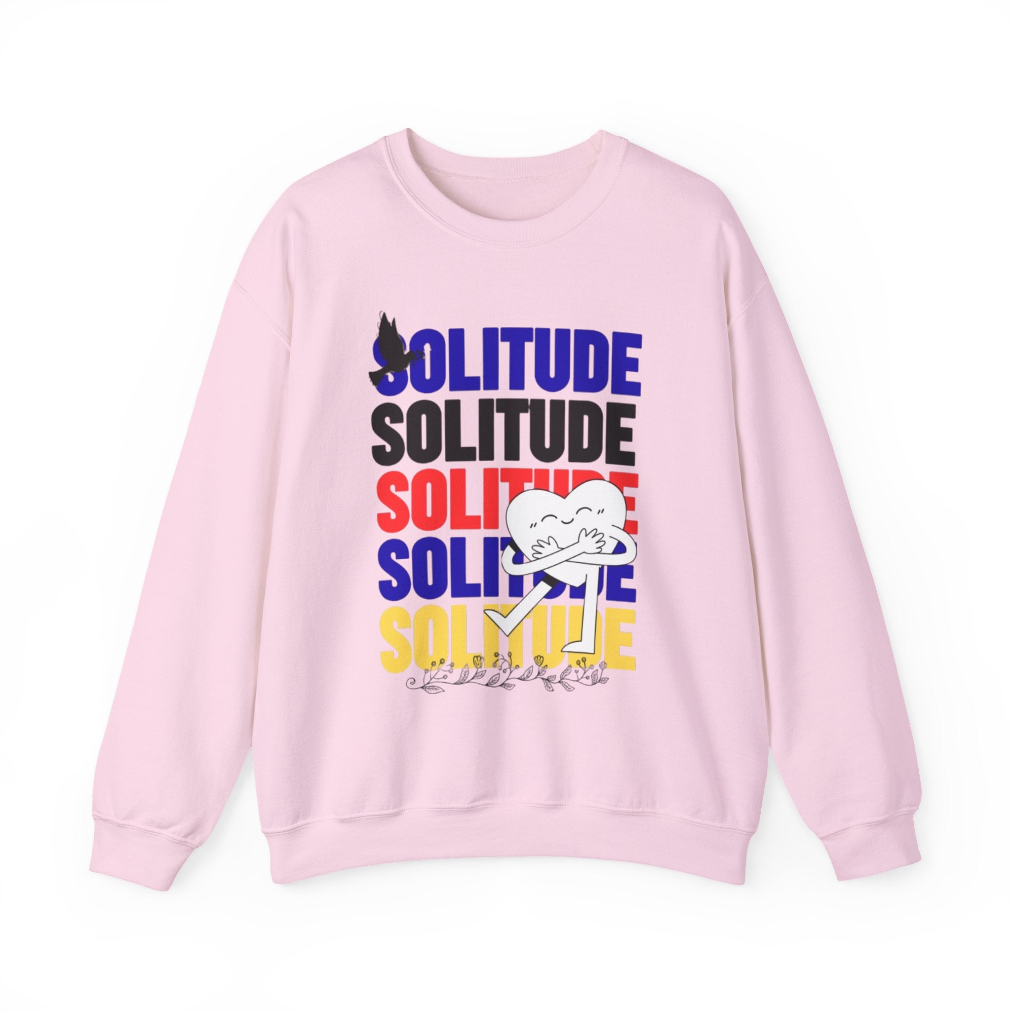 Solitude سويت شيرت ثقيل للجنسين برقبة دائرية من Heavy Blend™