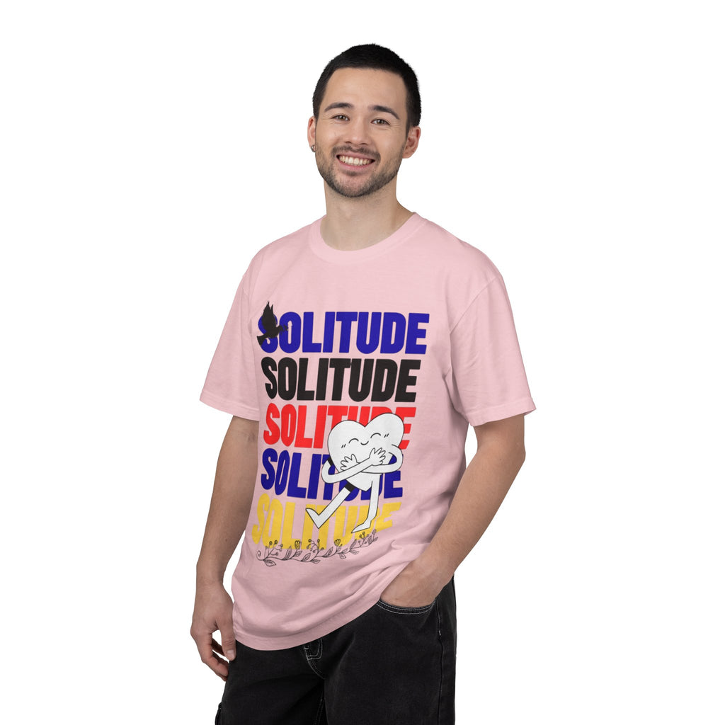 تي شيرت Solitude للجنسين مصبوغ بالكامل