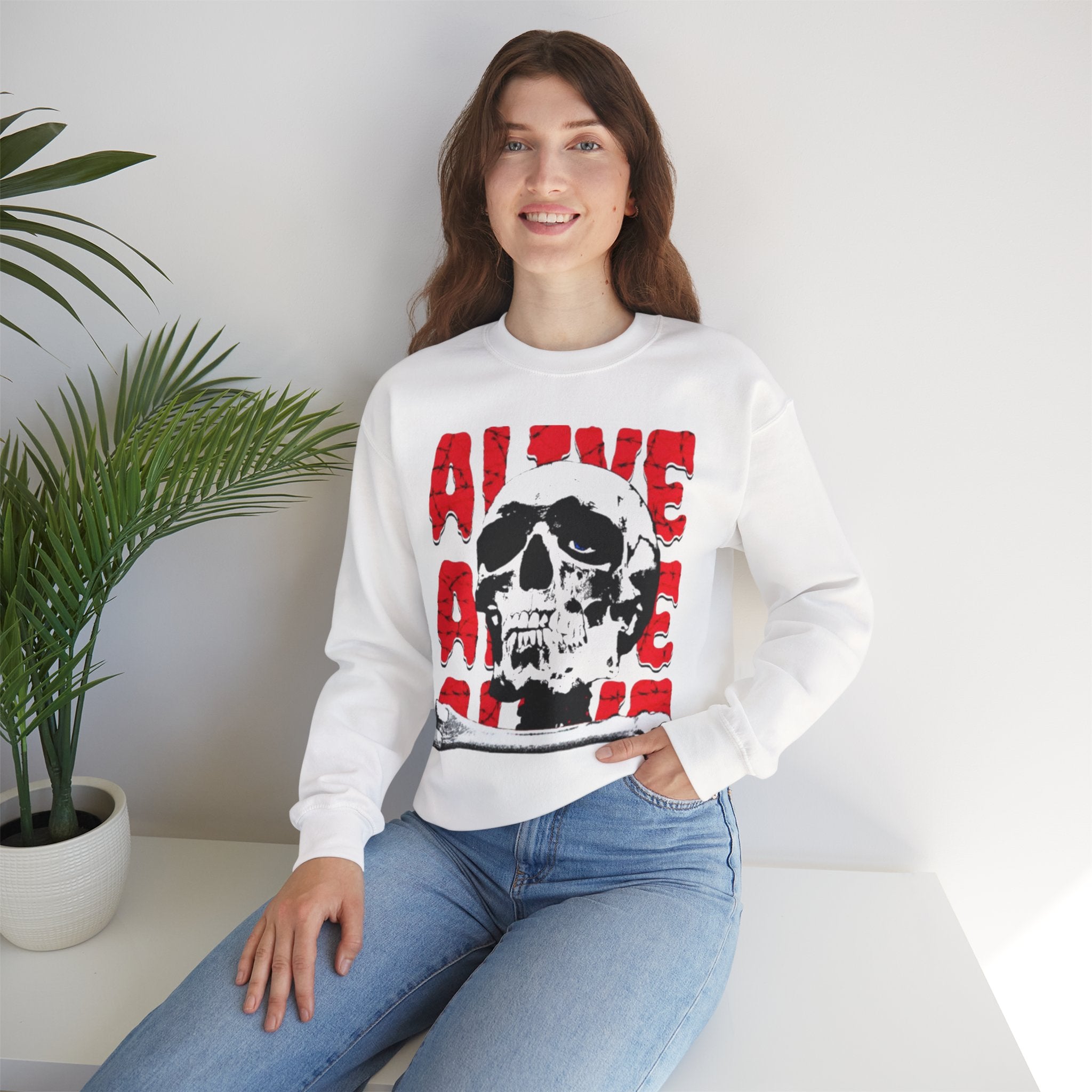 Feel Alive Unisex Heavy Blend™ Crewneck Sweatshirt
