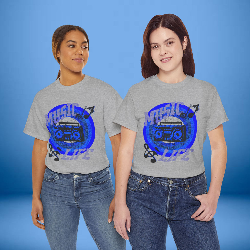 Music Life Unisex Heavy Cotton Tee