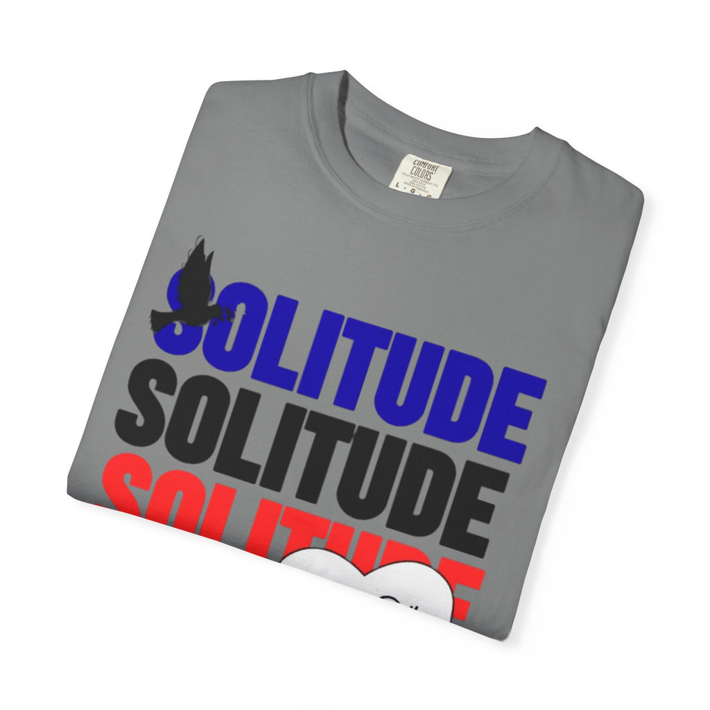 تي شيرت Solitude للجنسين مصبوغ بالكامل