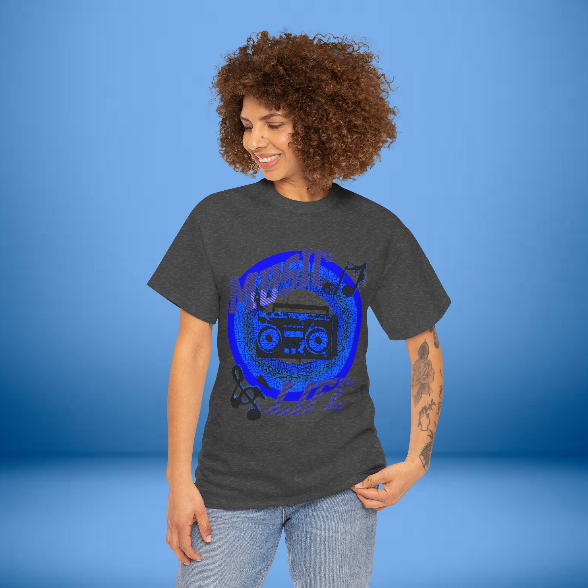 Music Life Unisex Heavy Cotton Tee