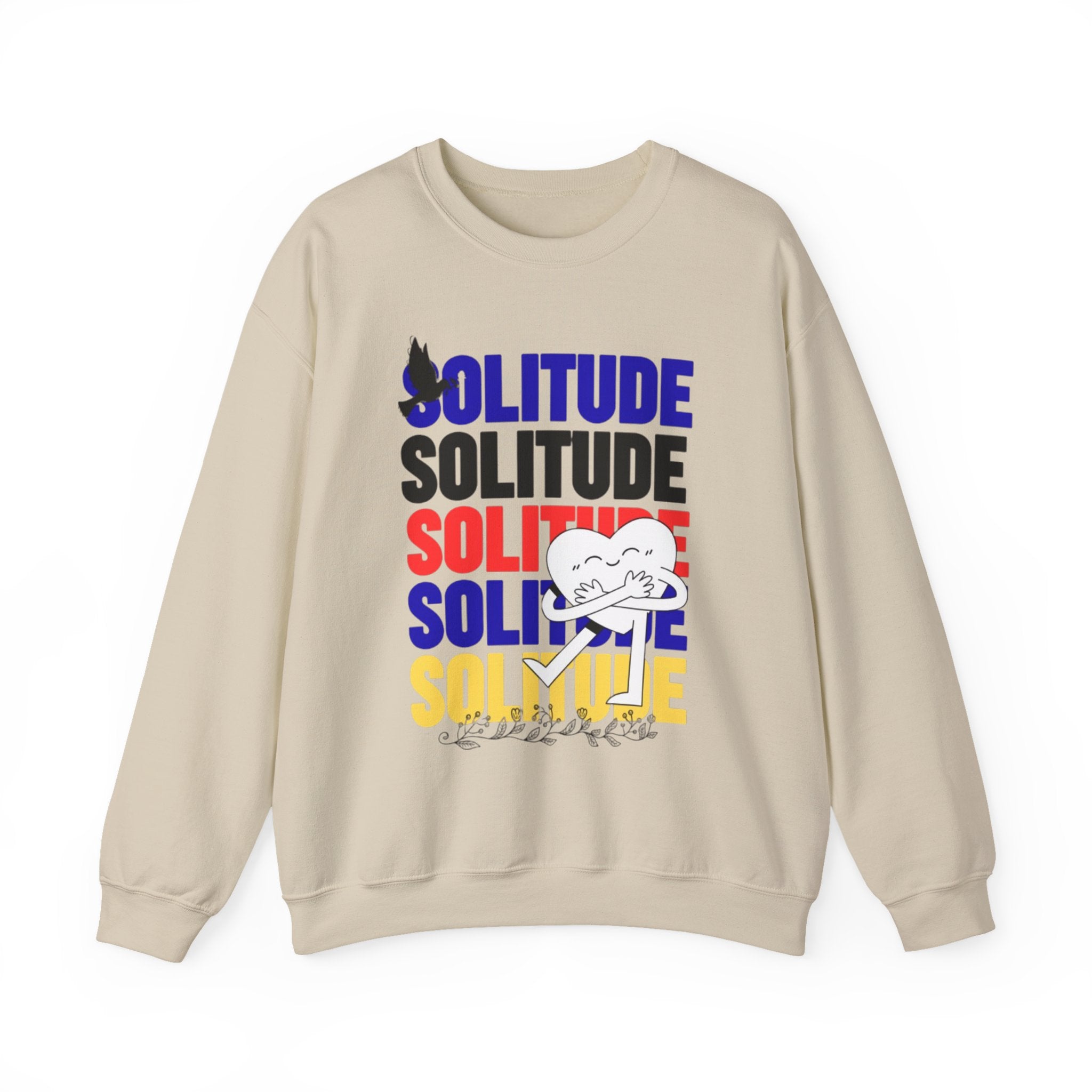 Solitude سويت شيرت ثقيل للجنسين برقبة دائرية من Heavy Blend™