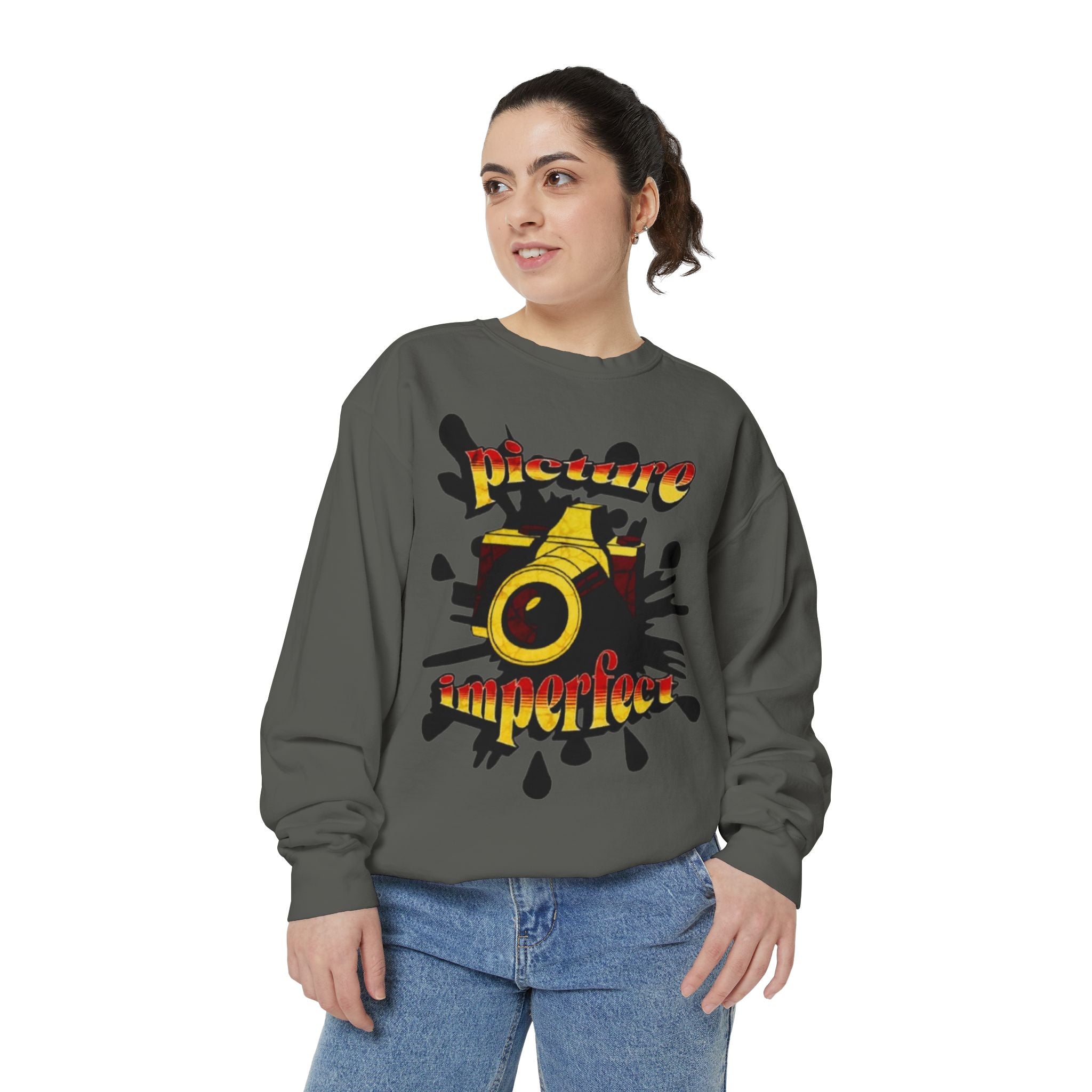 سويت شيرت Picture Imperfect Unisex مصبوغ بصبغة طبيعية