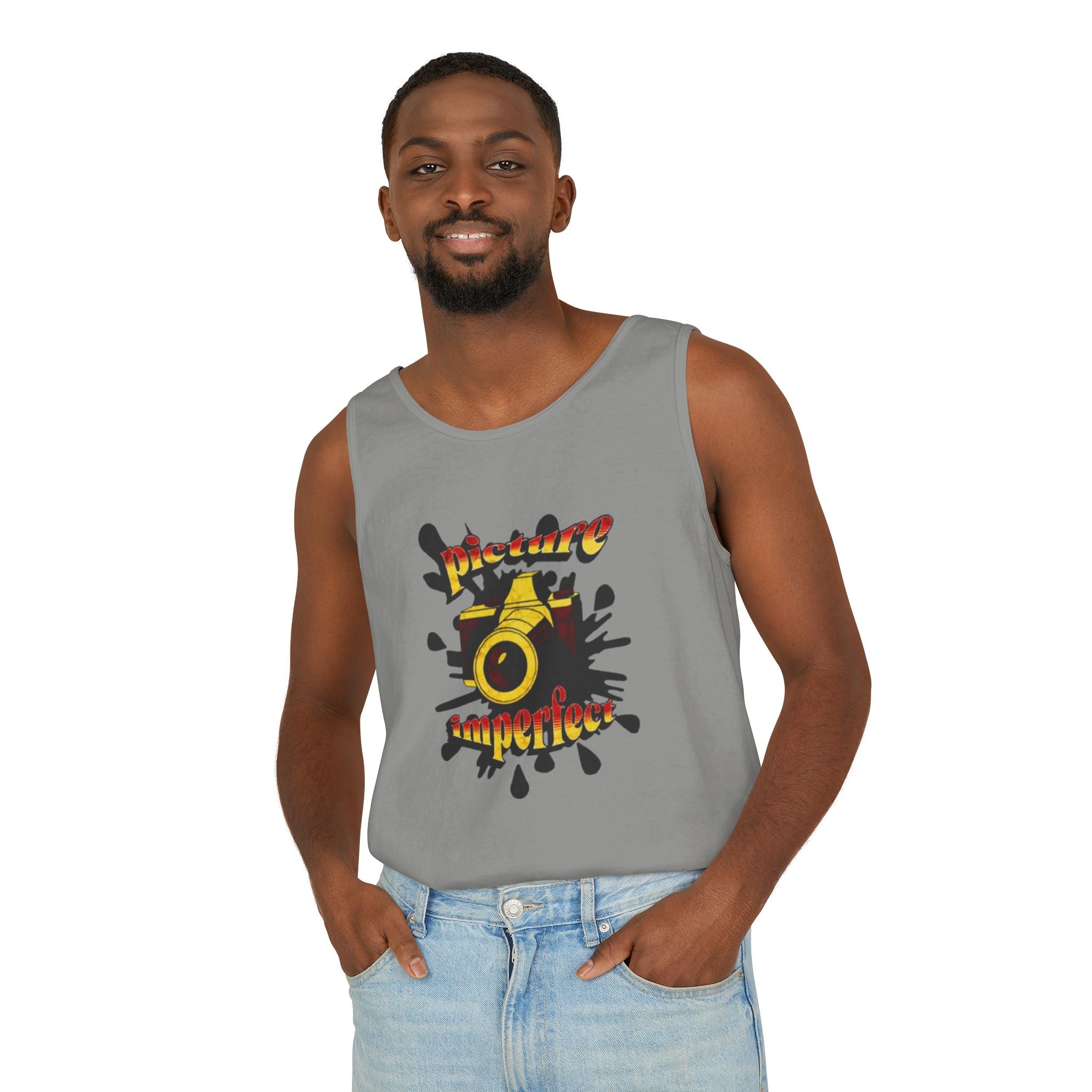 Picture Imperfect Unisex Garment-Dyed Tank Top