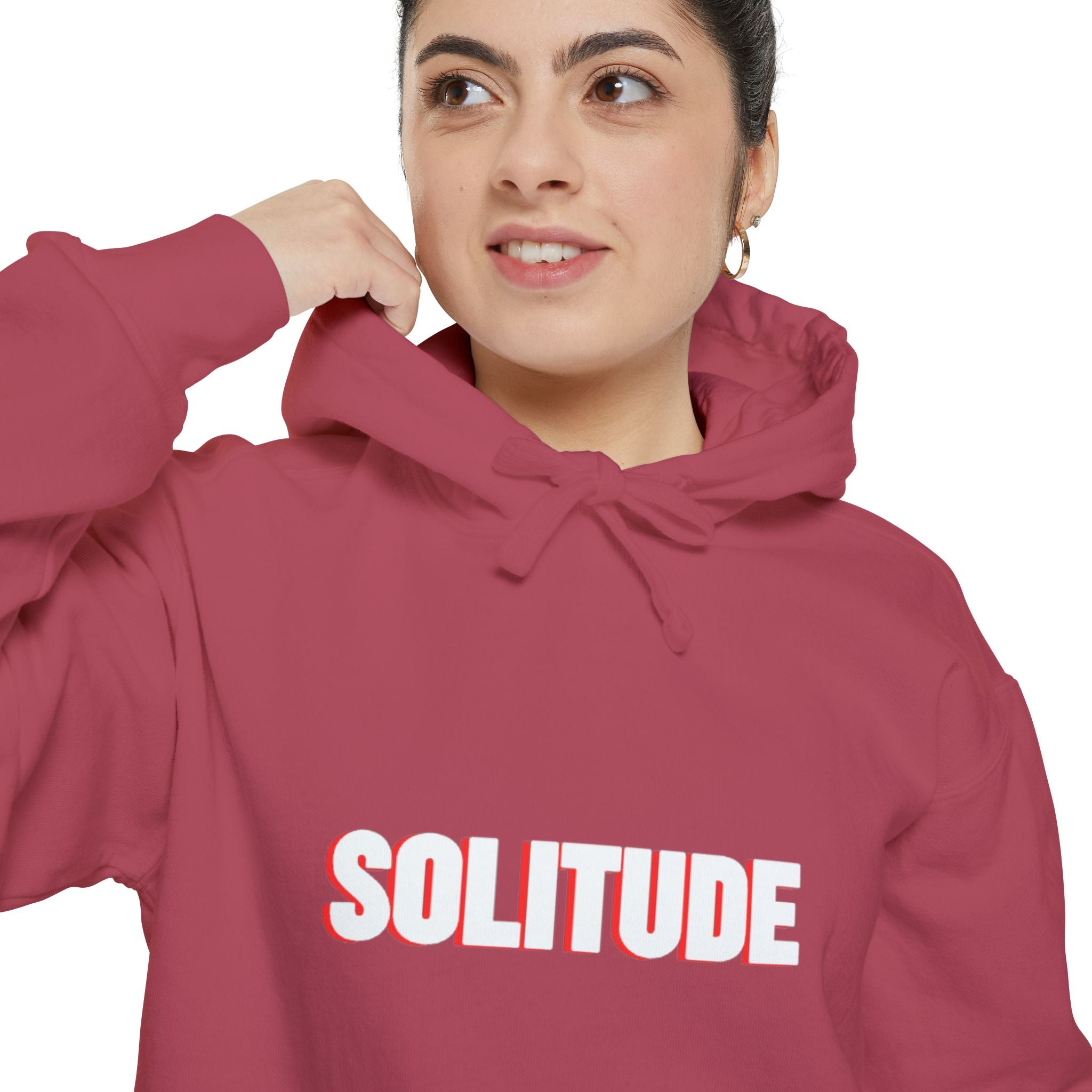 Solitude Unisex Garment-Dyed Hoodie