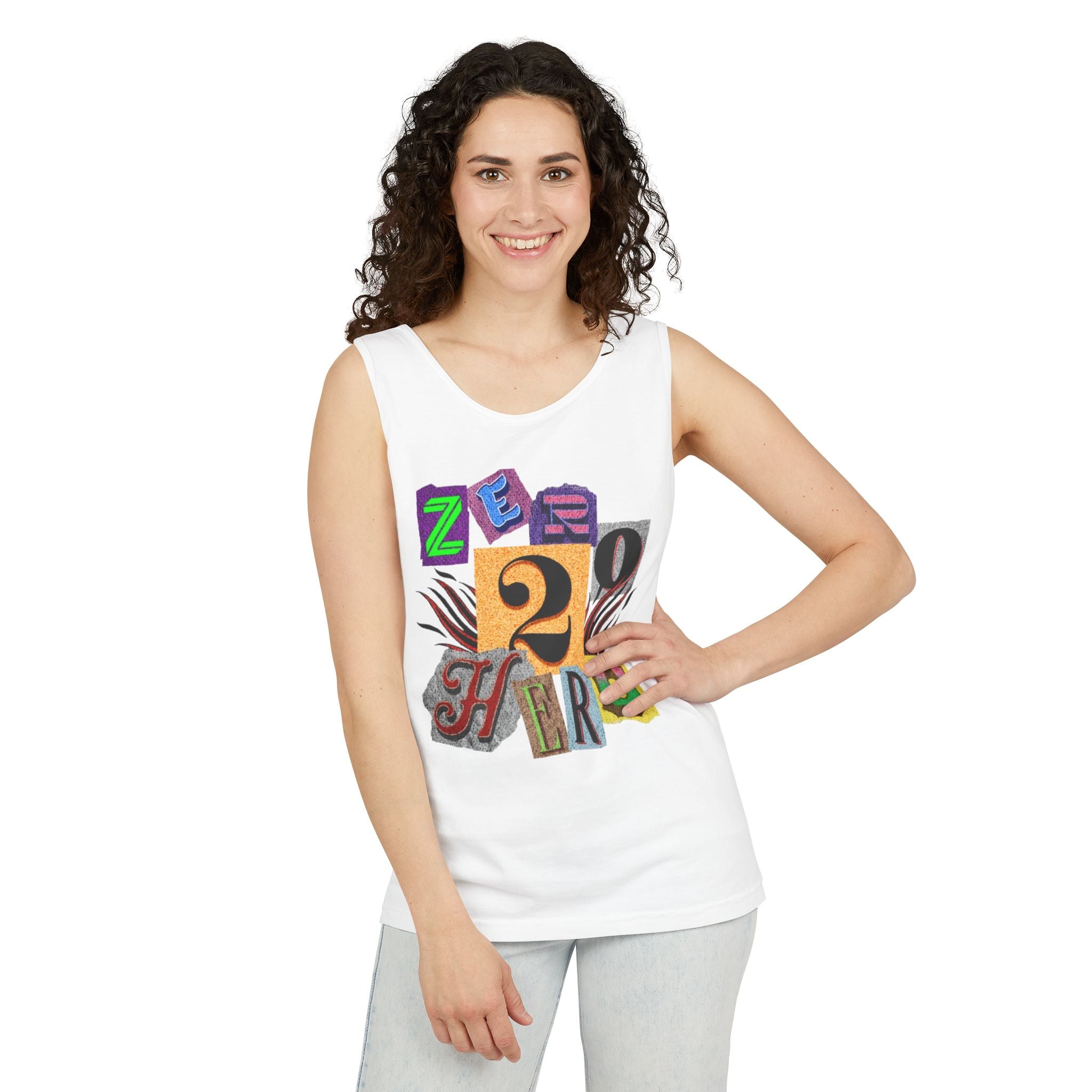 Zero To Hero Unisex Garment-Dyed Tank Top