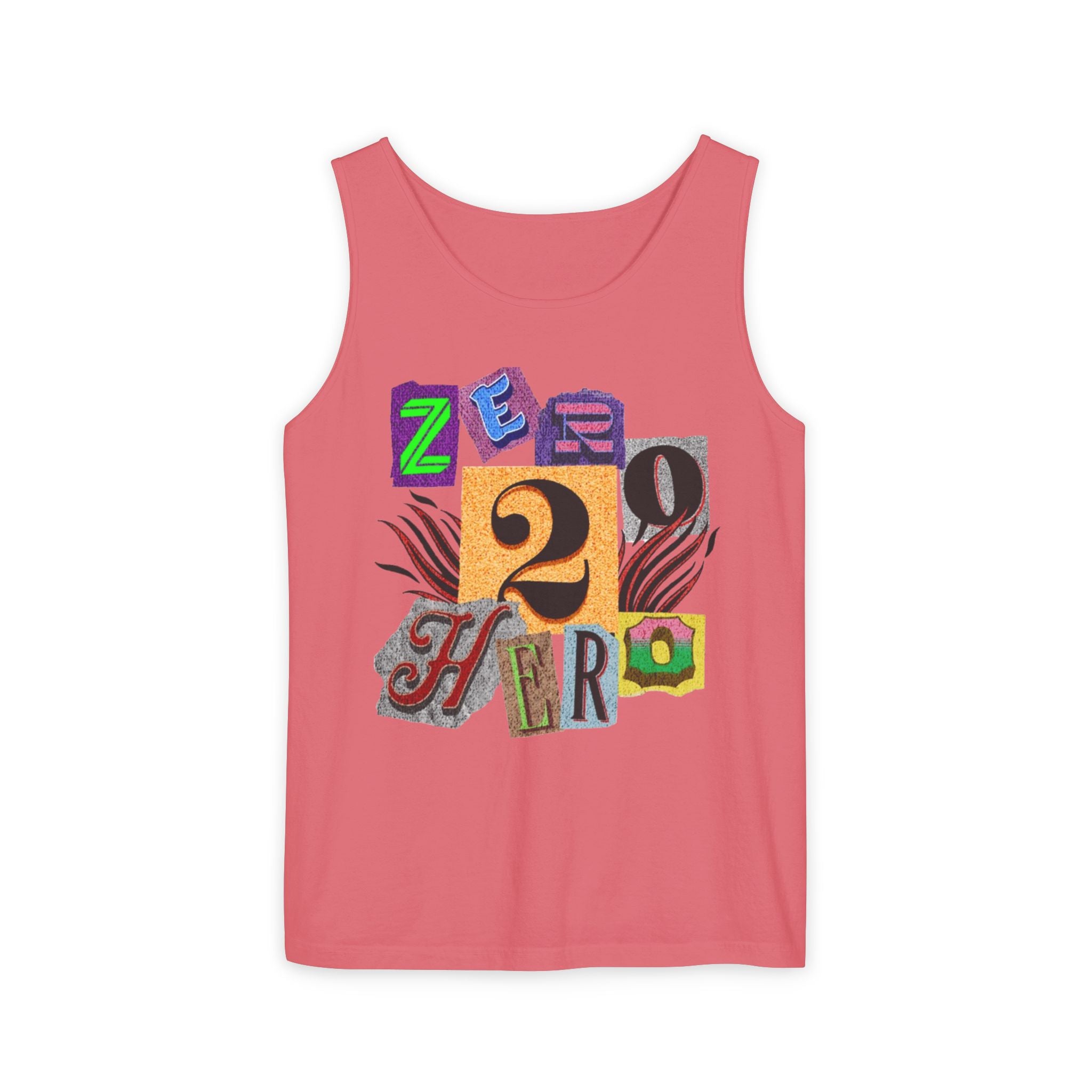 Zero To Hero Unisex Garment-Dyed Tank Top