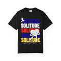 تي شيرت Solitude للجنسين مصبوغ بالكامل