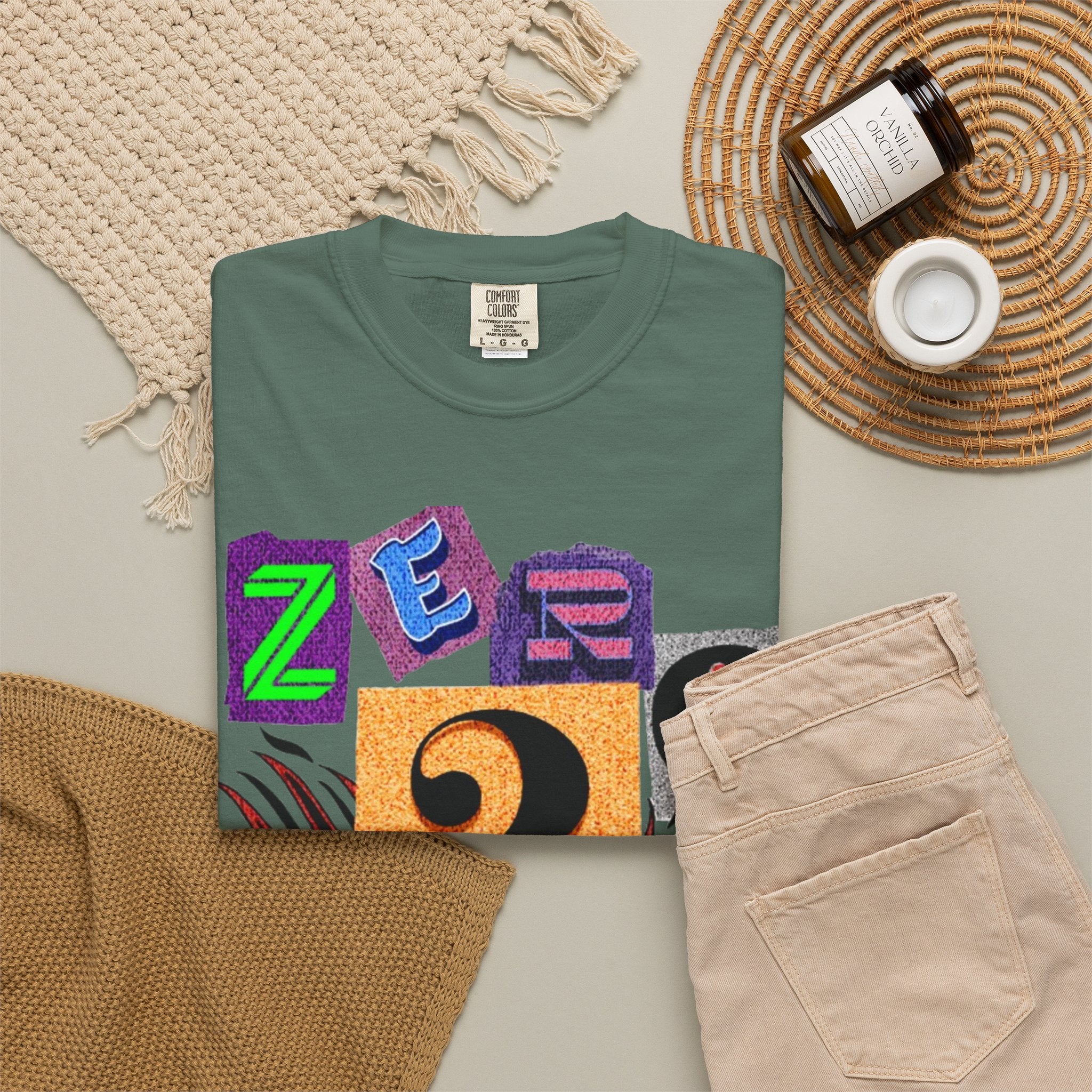 Zero To Hero Unisex Garment-Dyed T-shirt