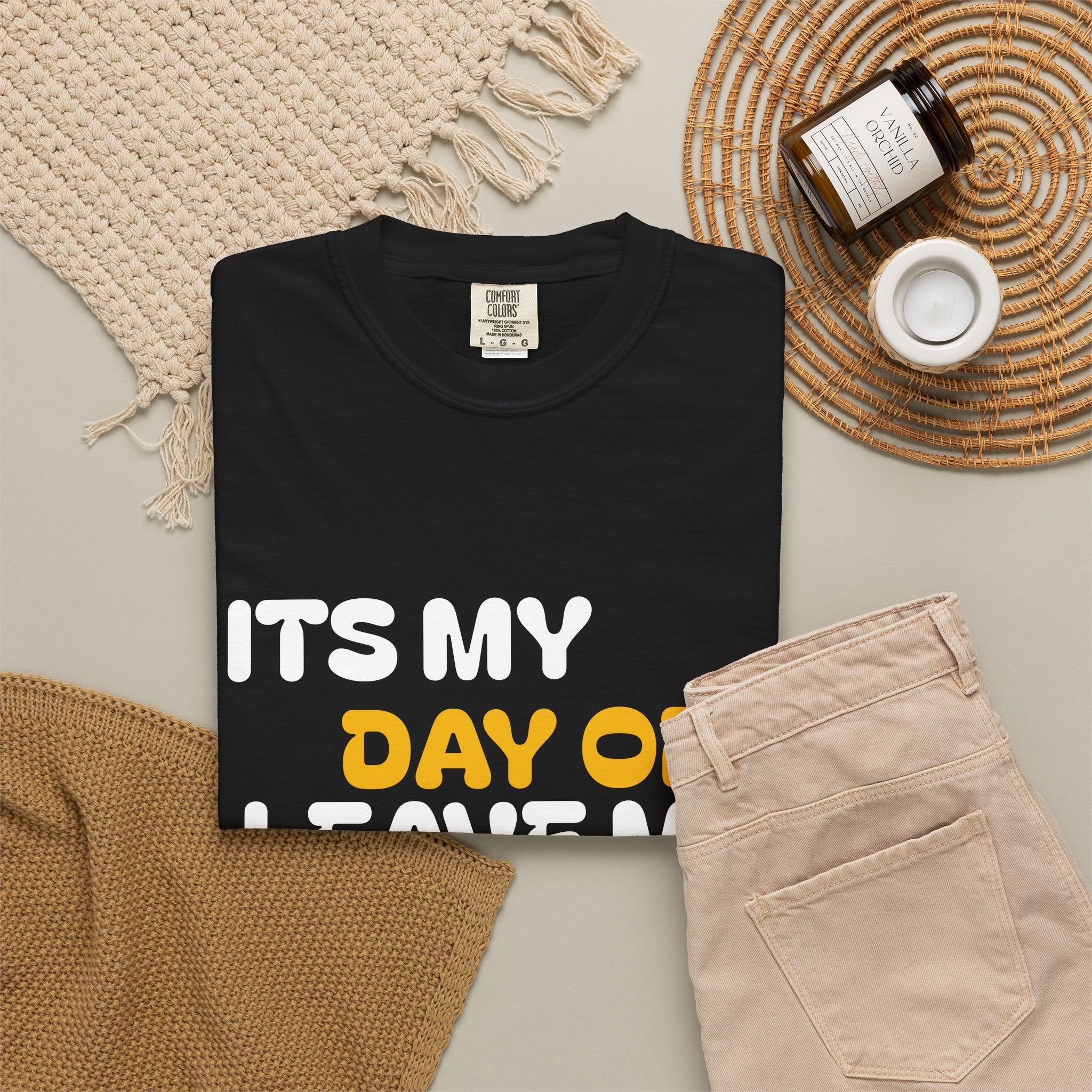 Day Off Unisex Garment-Dyed T-shirt
