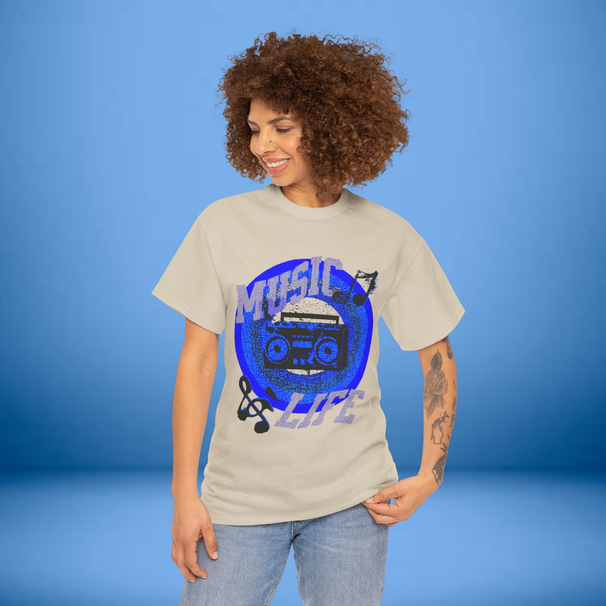 Music Life Unisex Heavy Cotton Tee