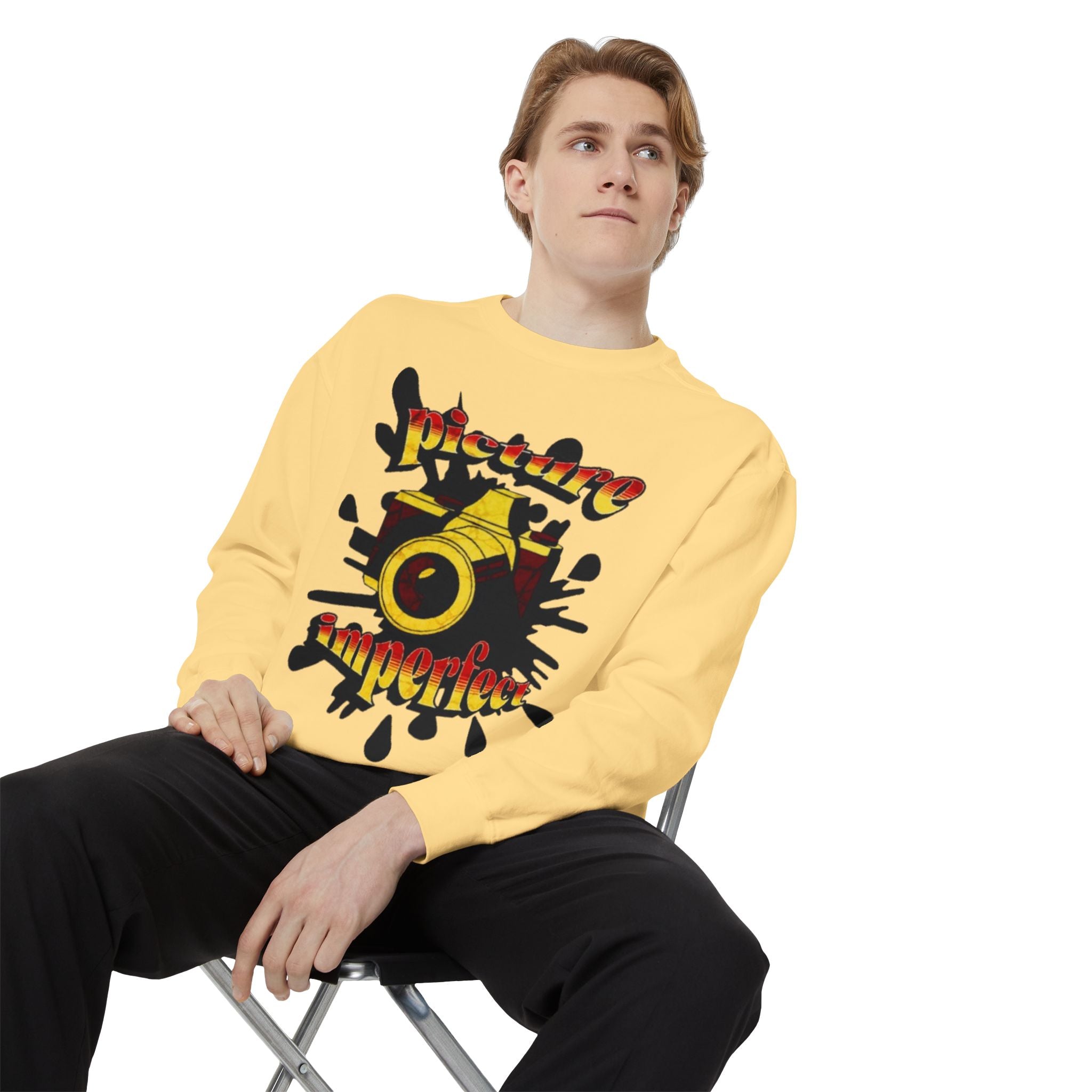 سويت شيرت Picture Imperfect Unisex مصبوغ بصبغة طبيعية