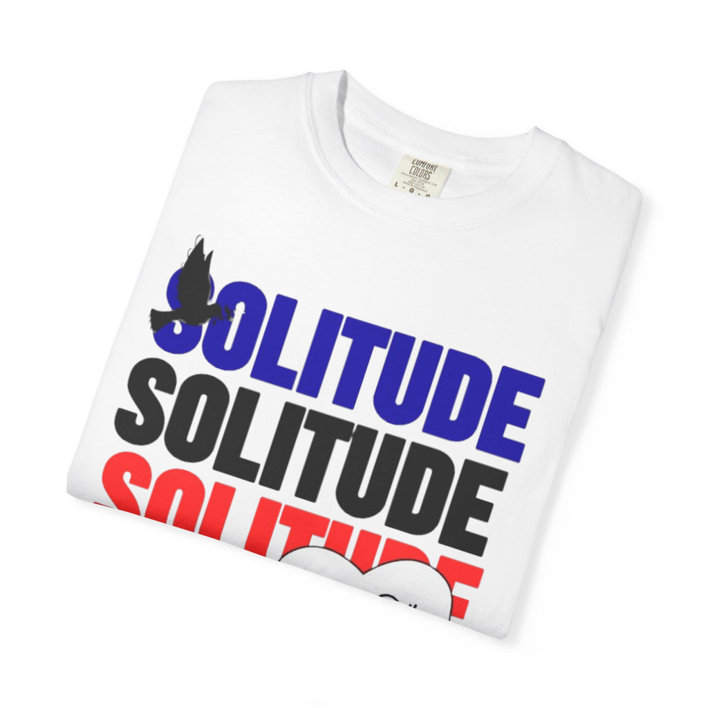 تي شيرت Solitude للجنسين مصبوغ بالكامل