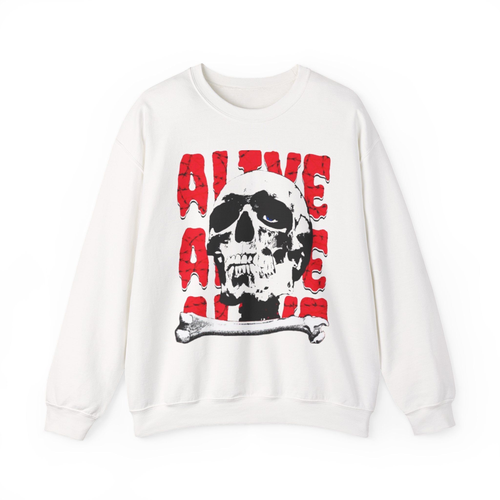 Feel Alive 남녀공용 헤비 블렌드 크루넥 스웨트셔츠