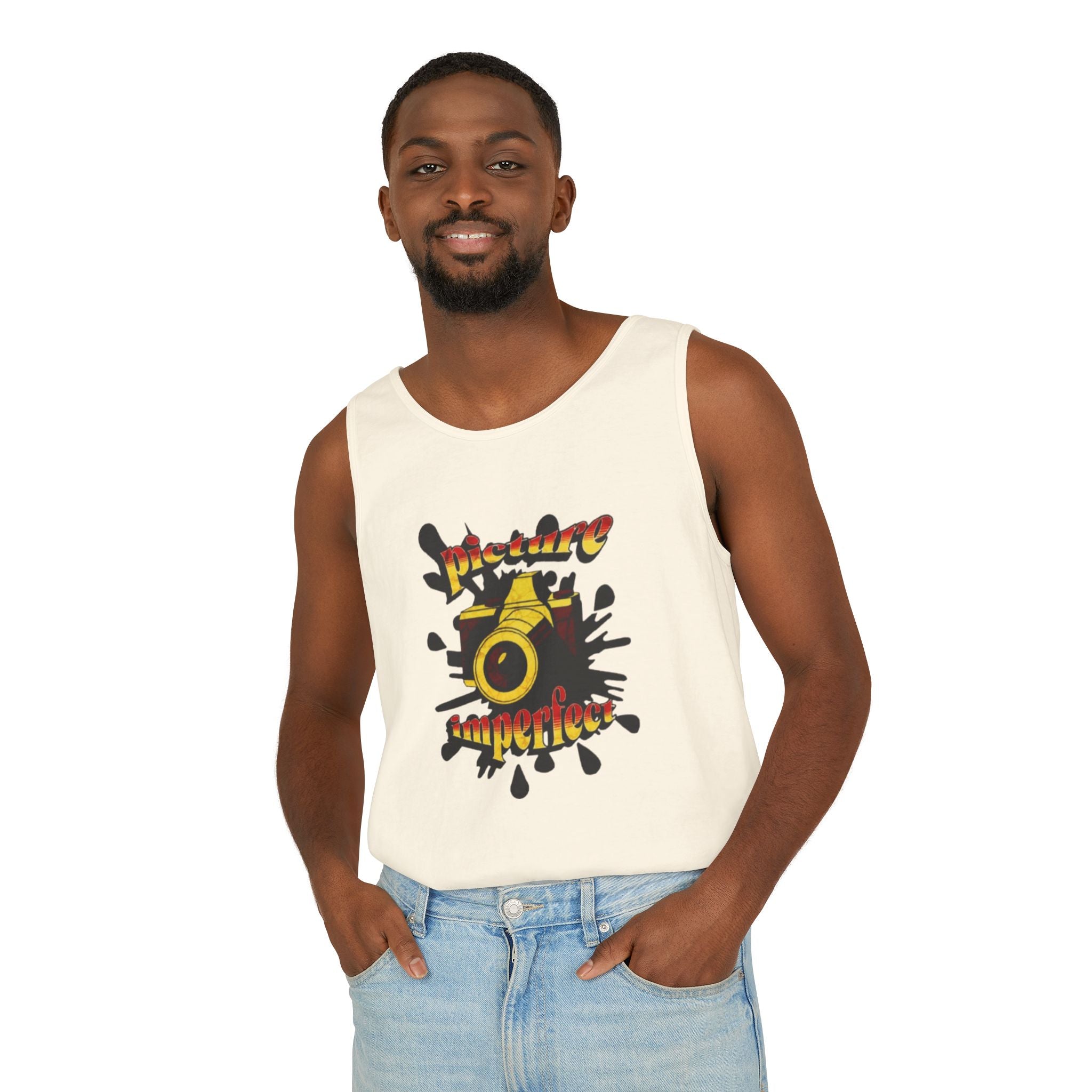 Picture Imperfect Unisex Garment-Dyed Tank Top