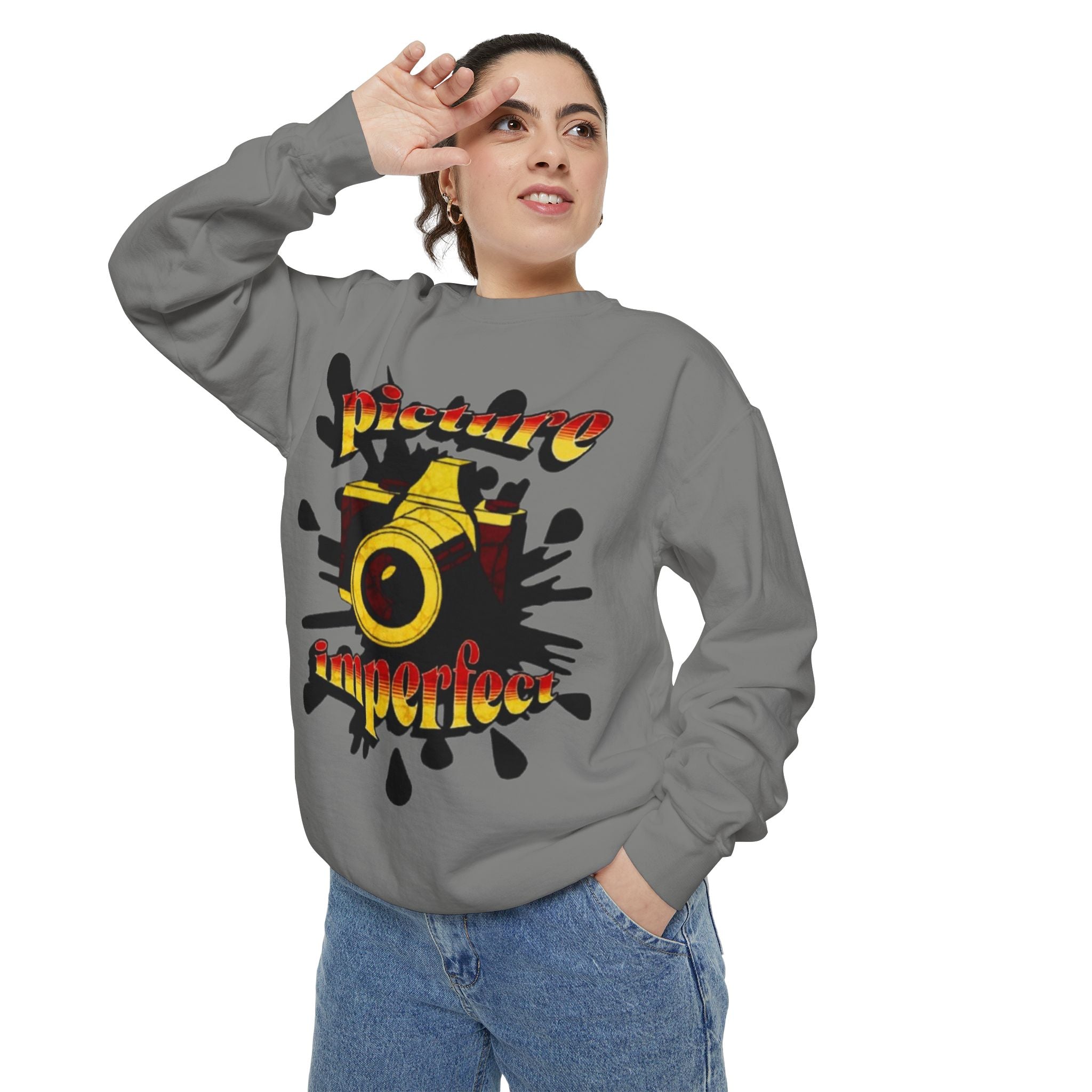 سويت شيرت Picture Imperfect Unisex مصبوغ بصبغة طبيعية