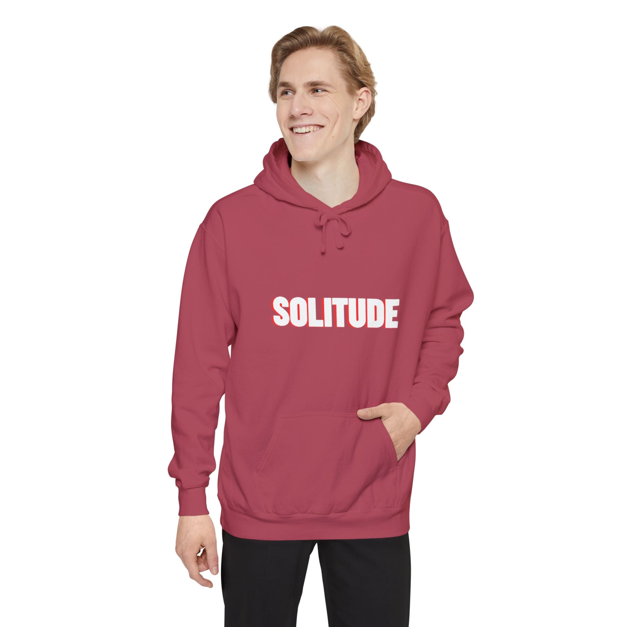 Solitude Unisex Garment-Dyed Hoodie