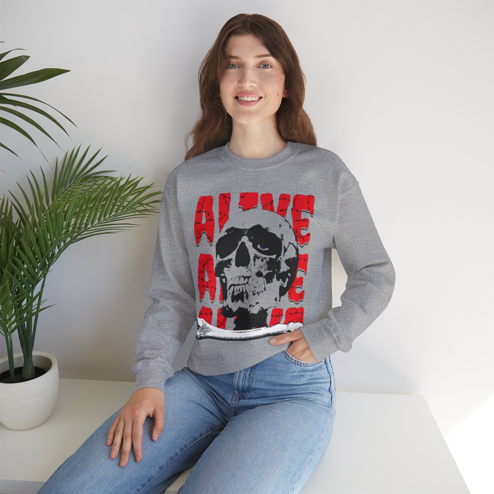 Feel Alive Unisex Heavy Blend™ Crewneck Sweatshirt