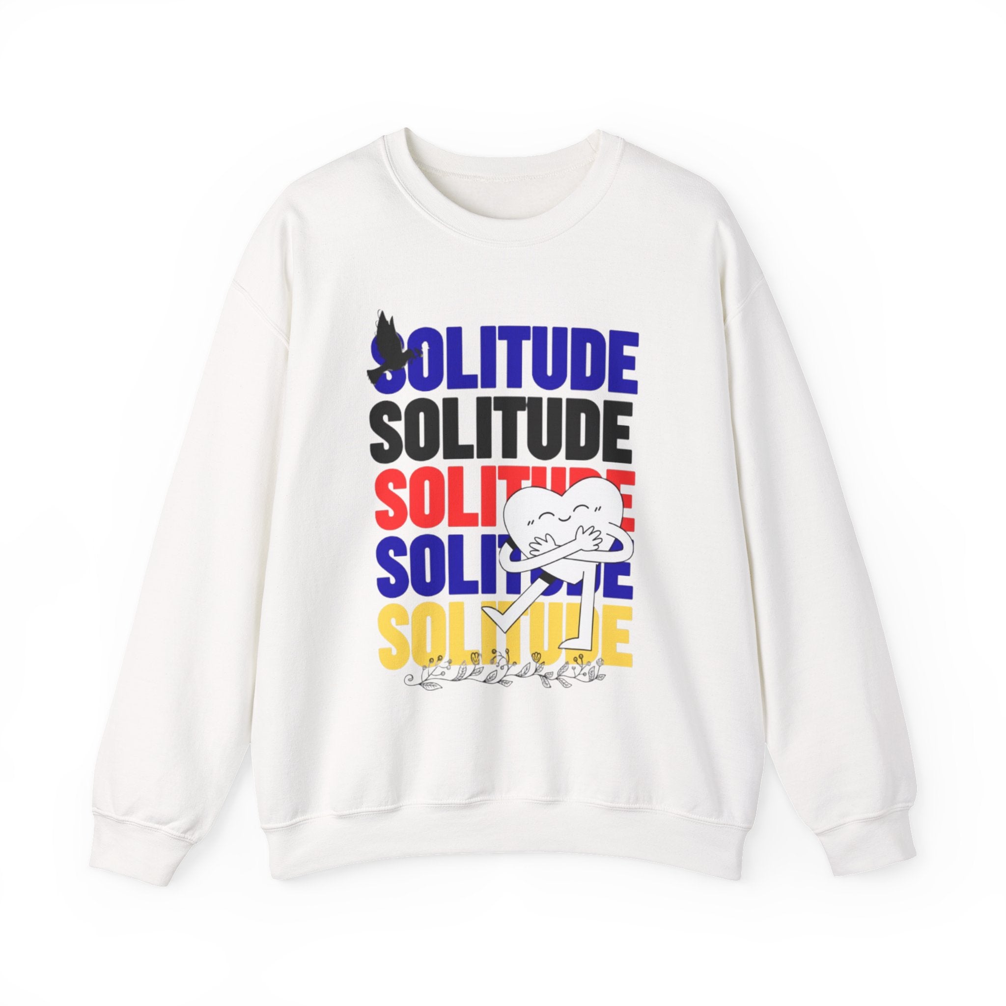 Solitude سويت شيرت ثقيل للجنسين برقبة دائرية من Heavy Blend™