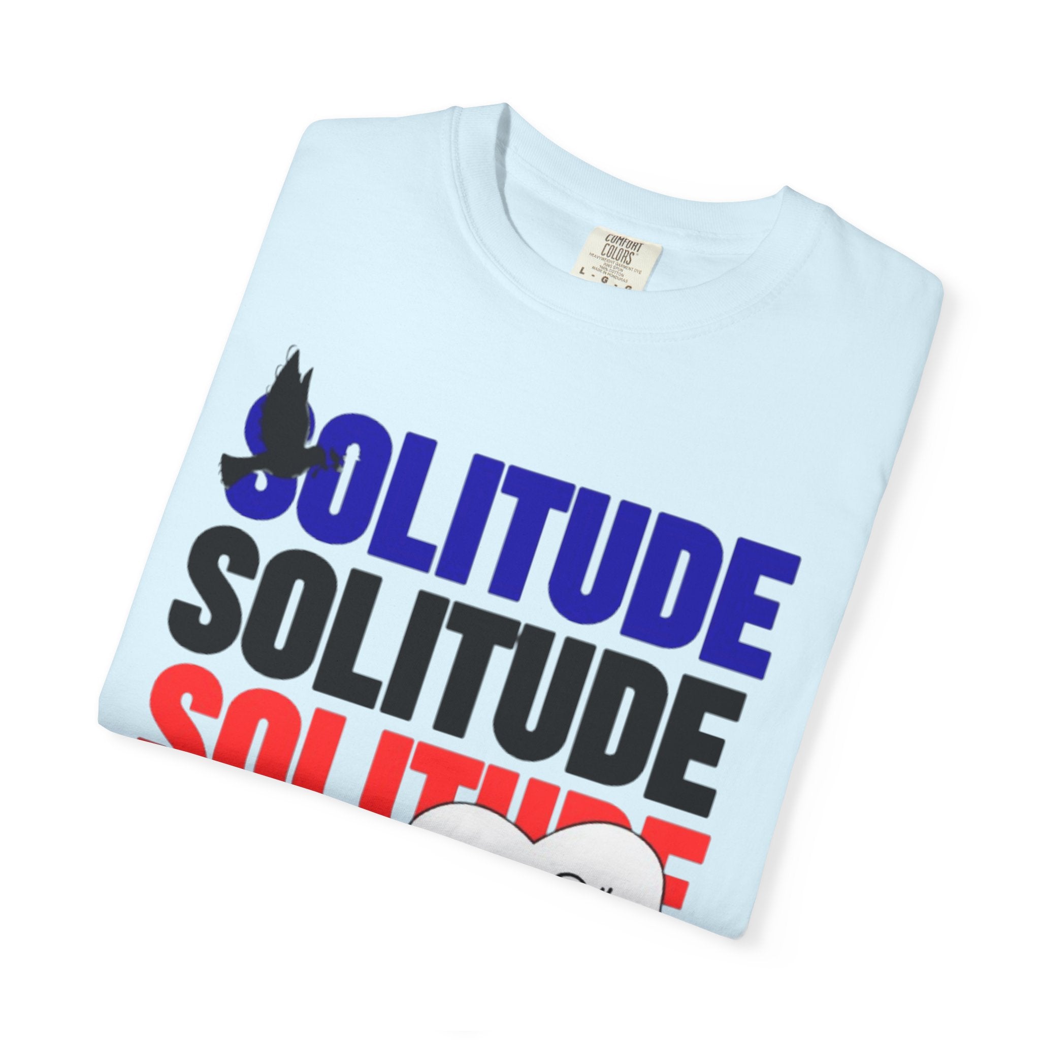 تي شيرت Solitude للجنسين مصبوغ بالكامل