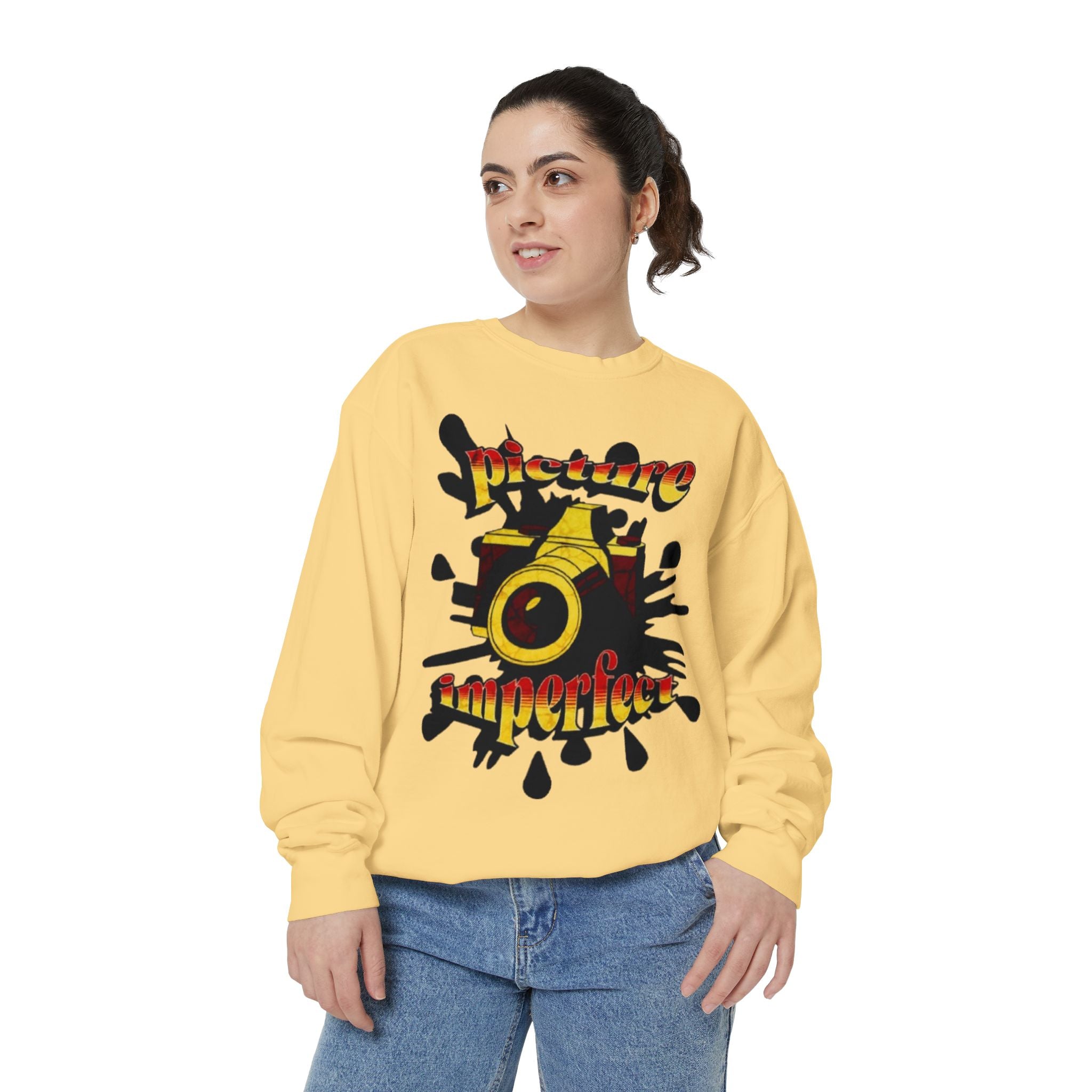 سويت شيرت Picture Imperfect Unisex مصبوغ بصبغة طبيعية