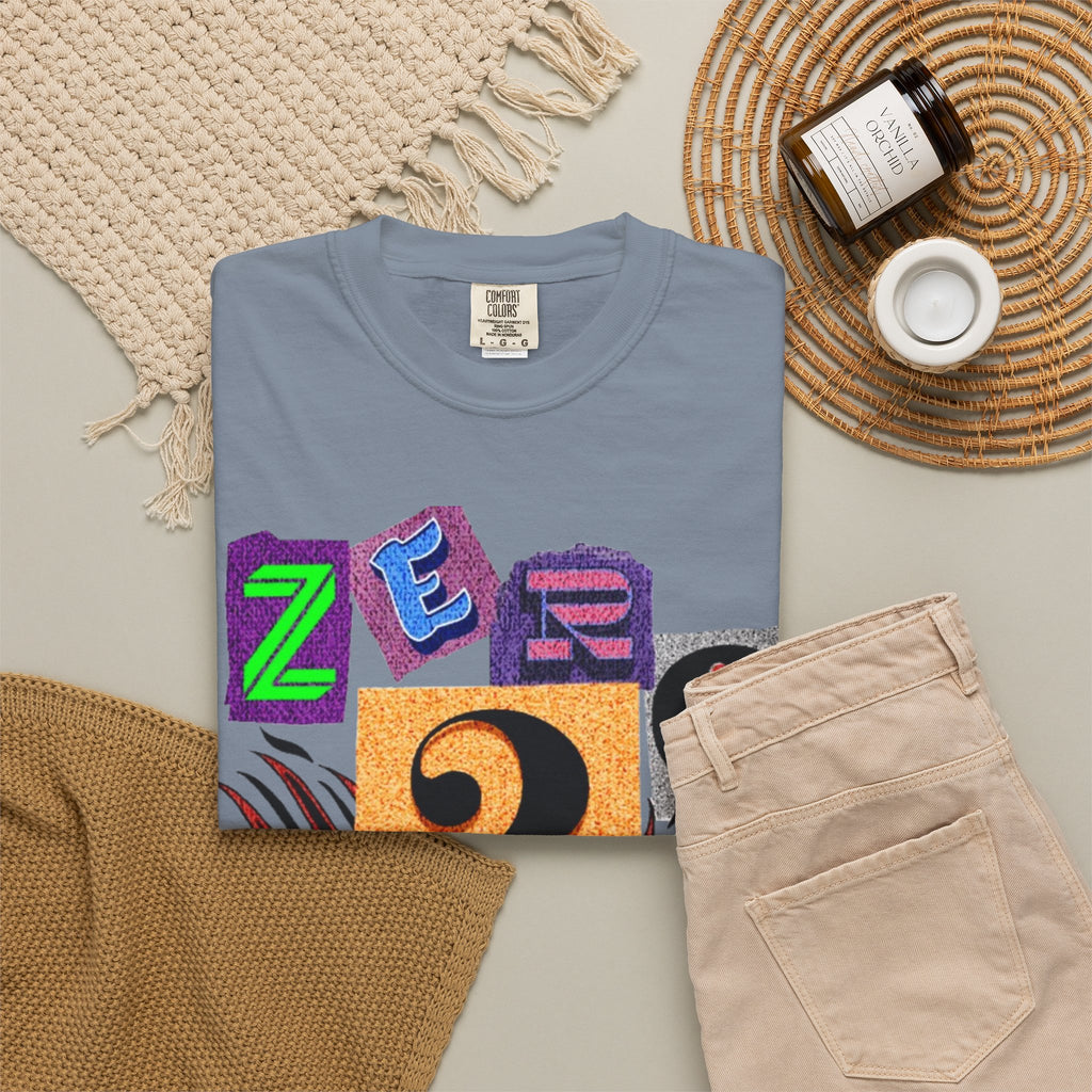 Zero To Hero Unisex Garment-Dyed T-shirt