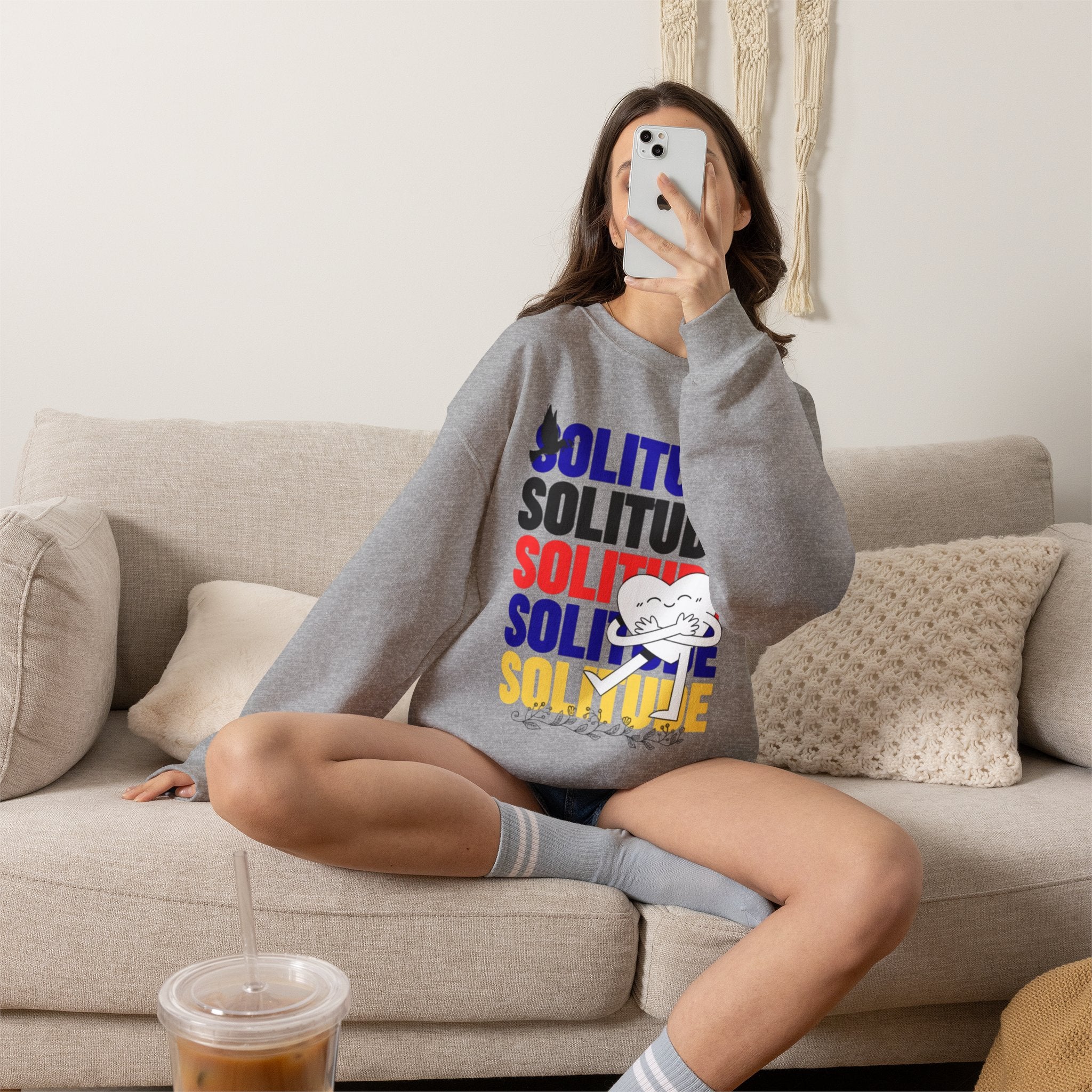 Solitude Unisex Heavy Blend™ Crewneck Sweatshirt
