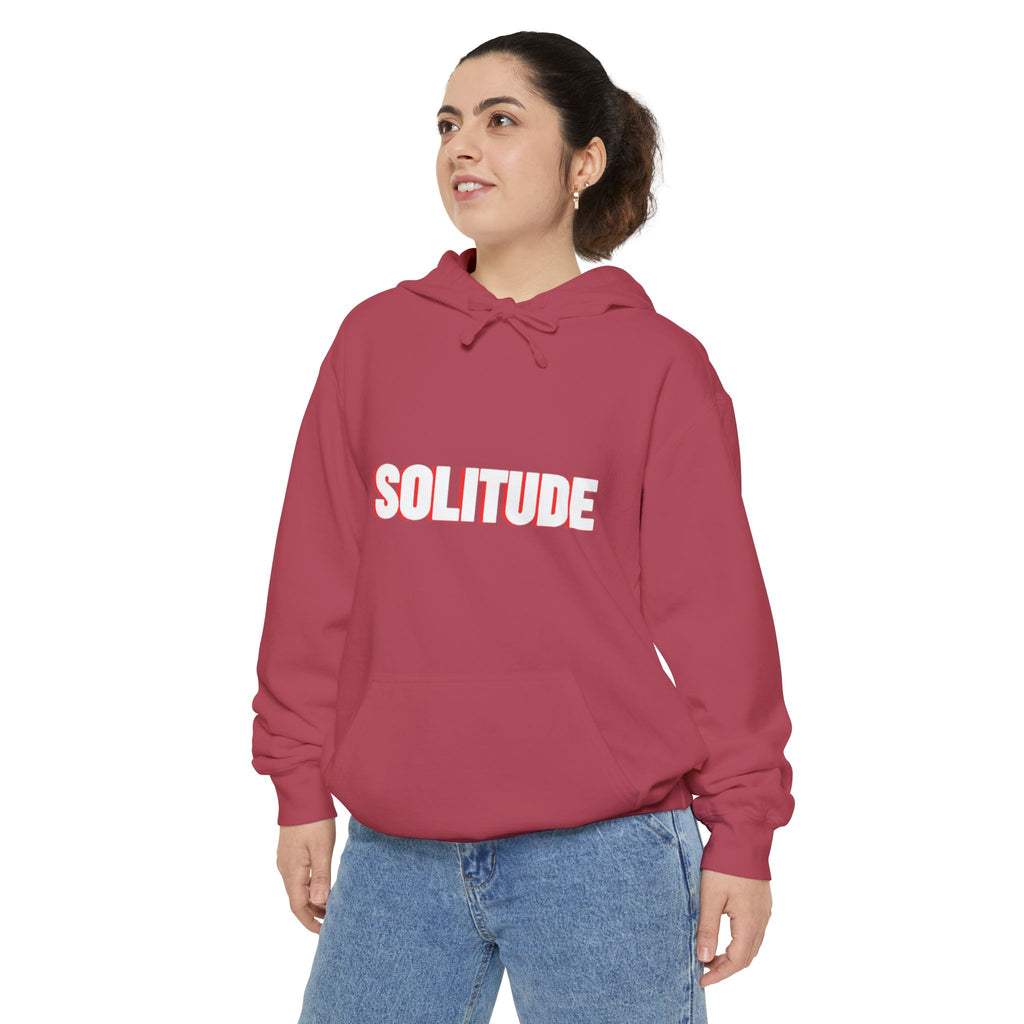 Solitude Unisex Garment-Dyed Hoodie