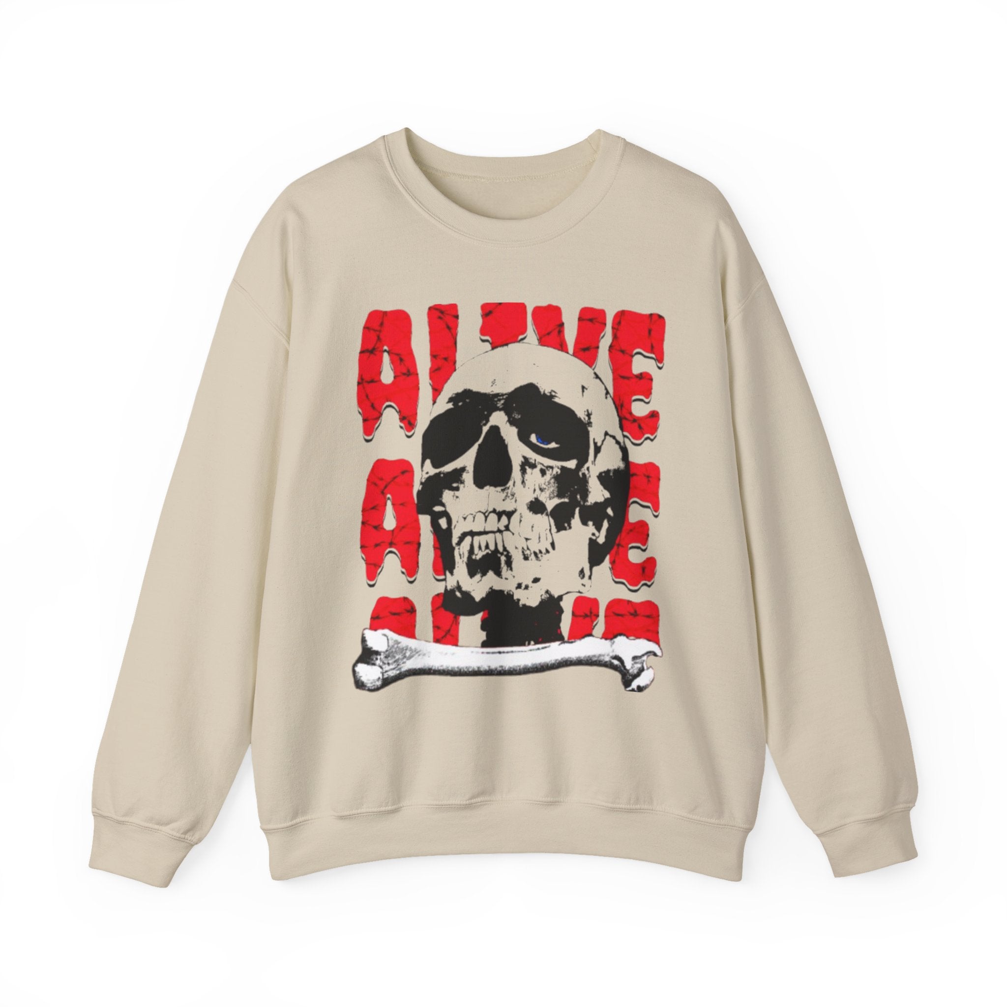 Feel Alive 남녀공용 헤비 블렌드 크루넥 스웨트셔츠