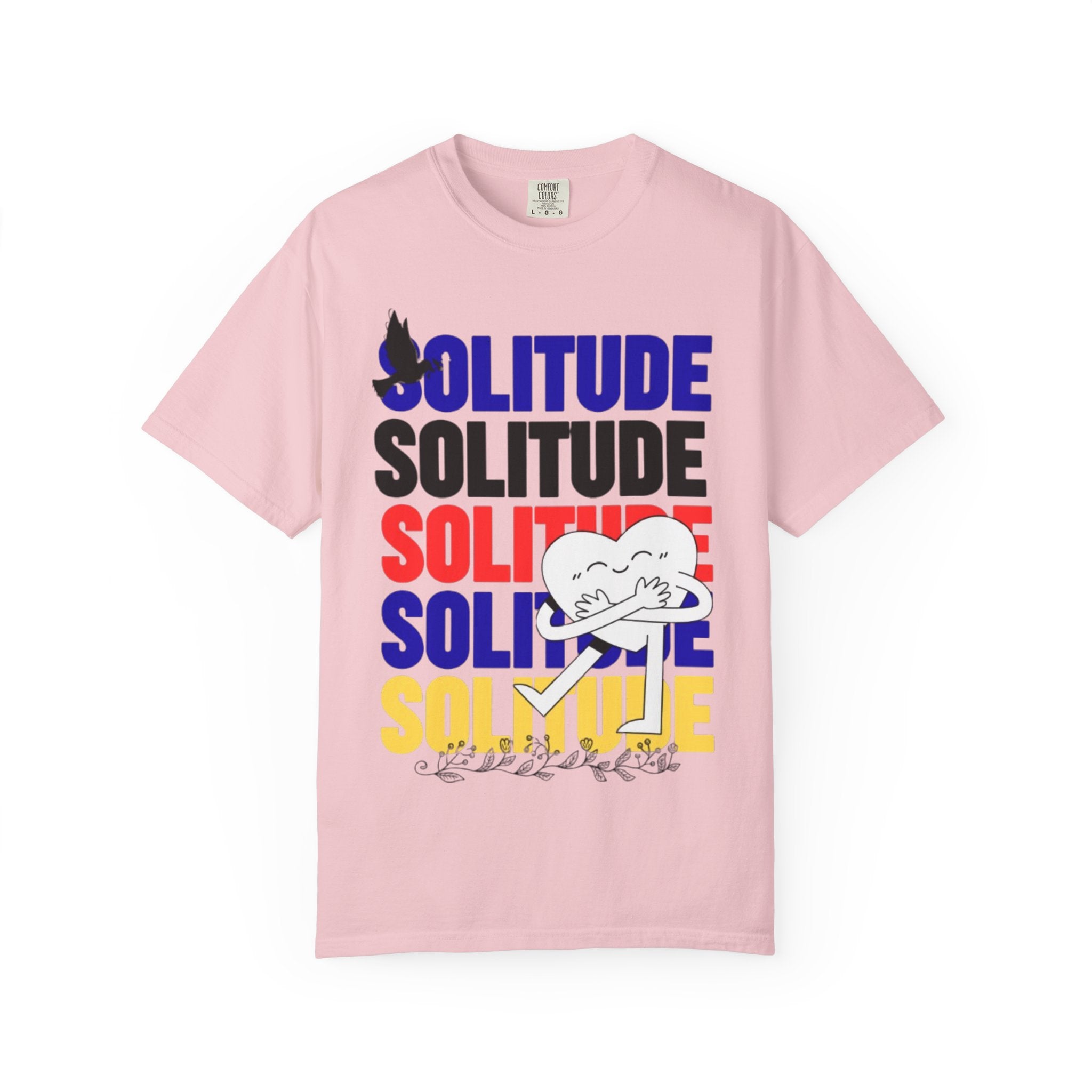 تي شيرت Solitude للجنسين مصبوغ بالكامل