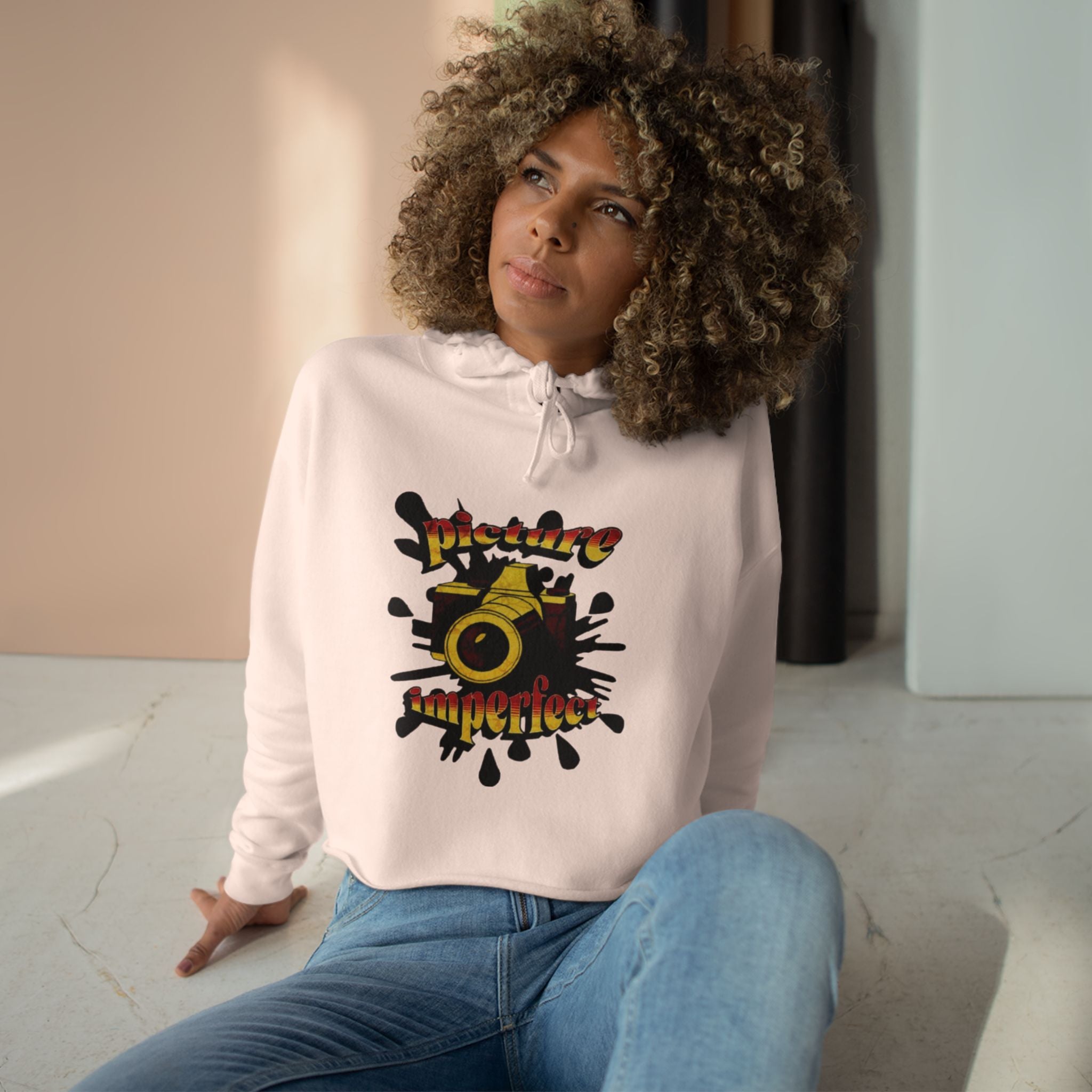 Picture Imperfect Crop Hoodie