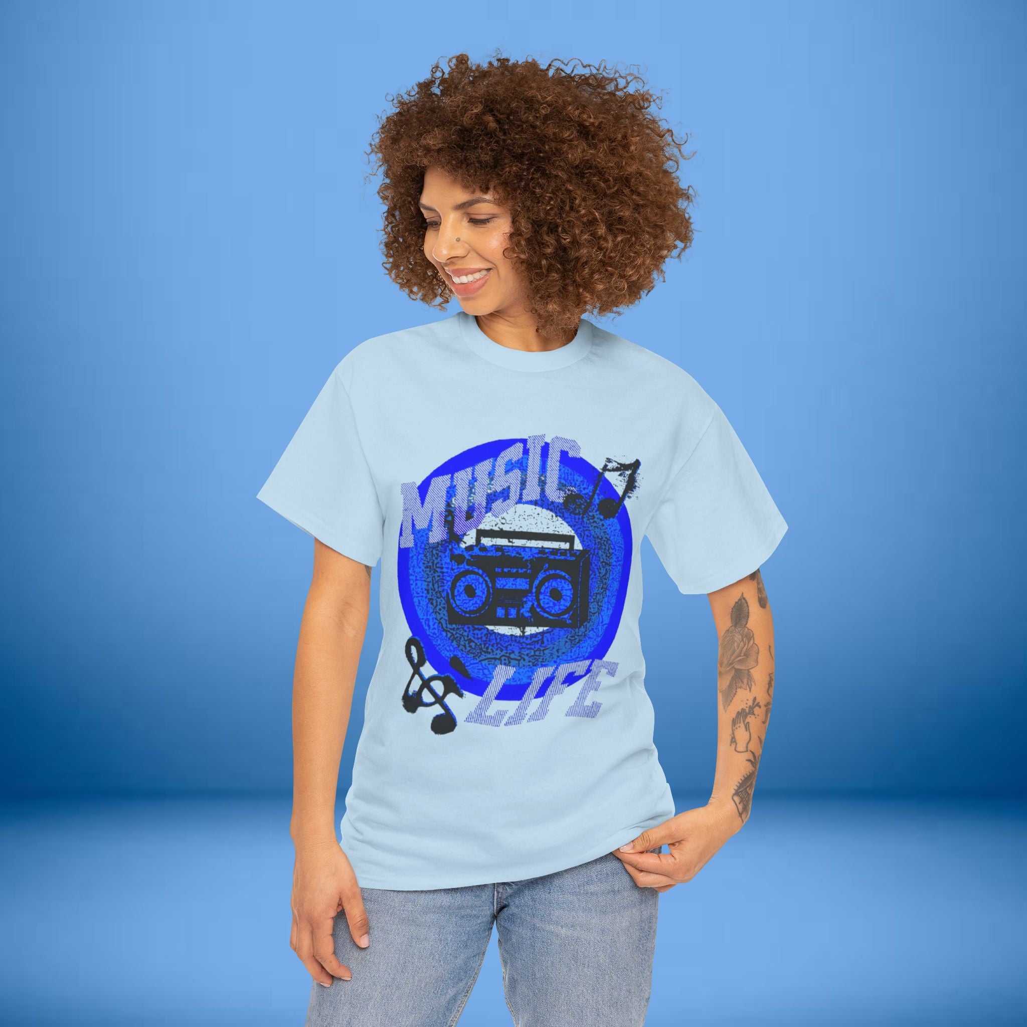 Music Life Unisex Heavy Cotton Tee