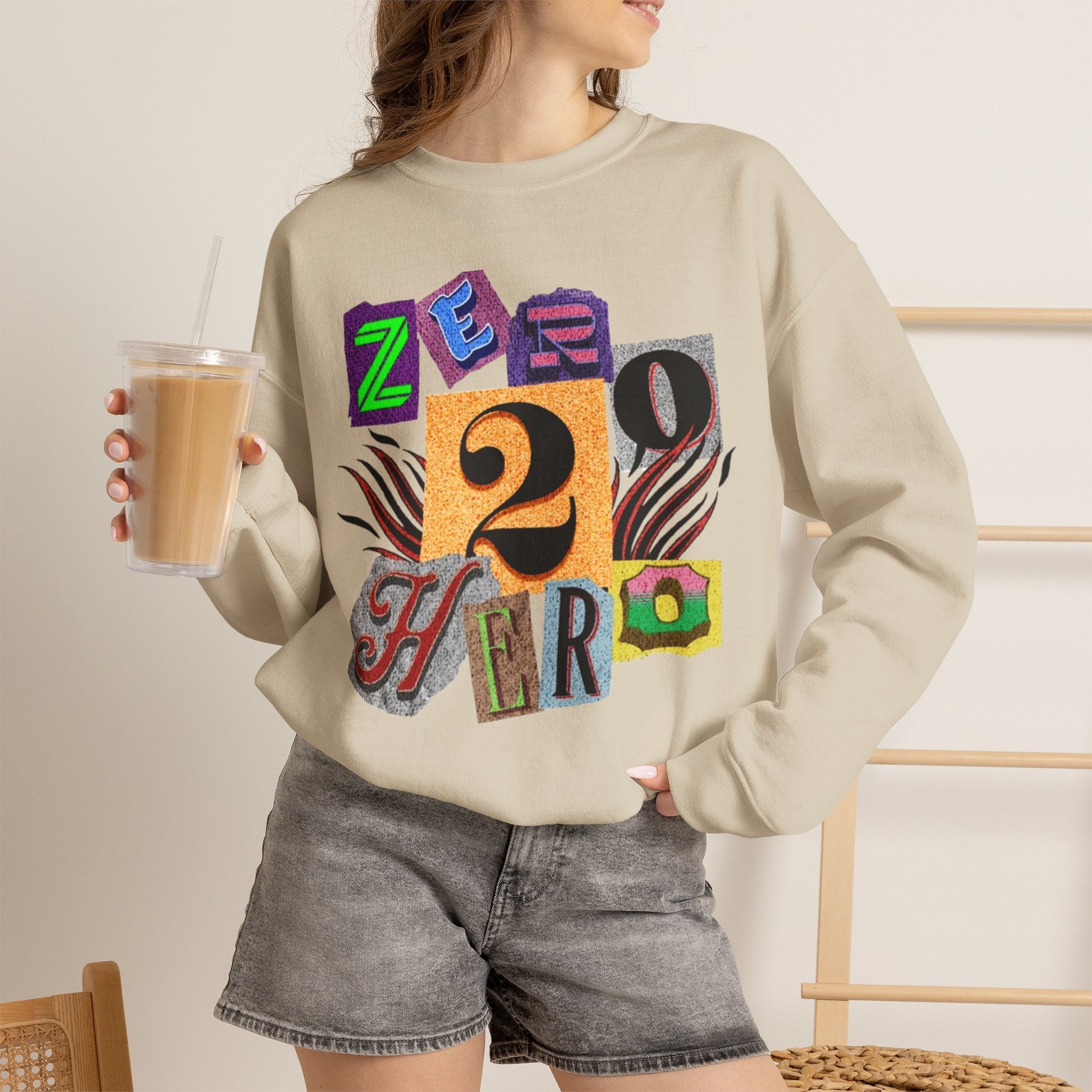 Zero To Hero Unisex Heavy Blend™ Crewneck Sweatshirt