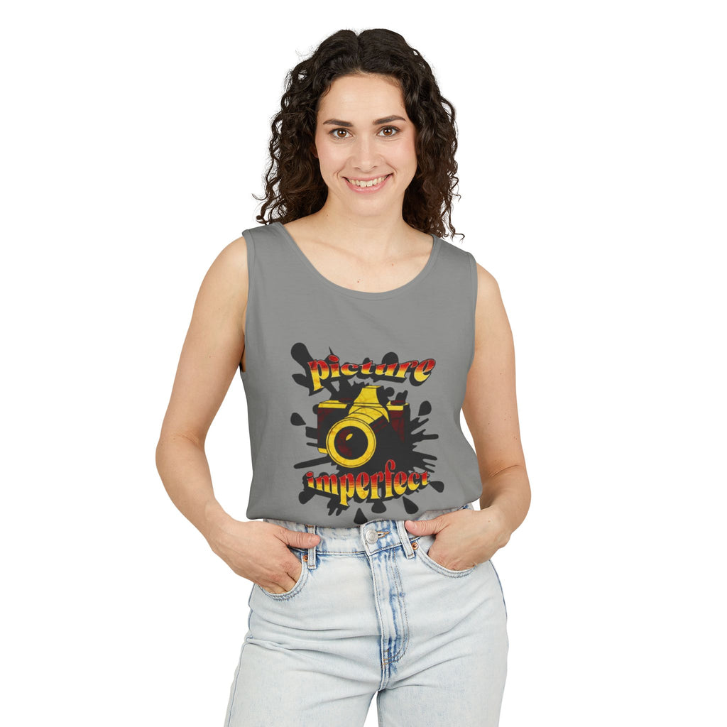 Picture Imperfect Unisex Garment-Dyed Tank Top
