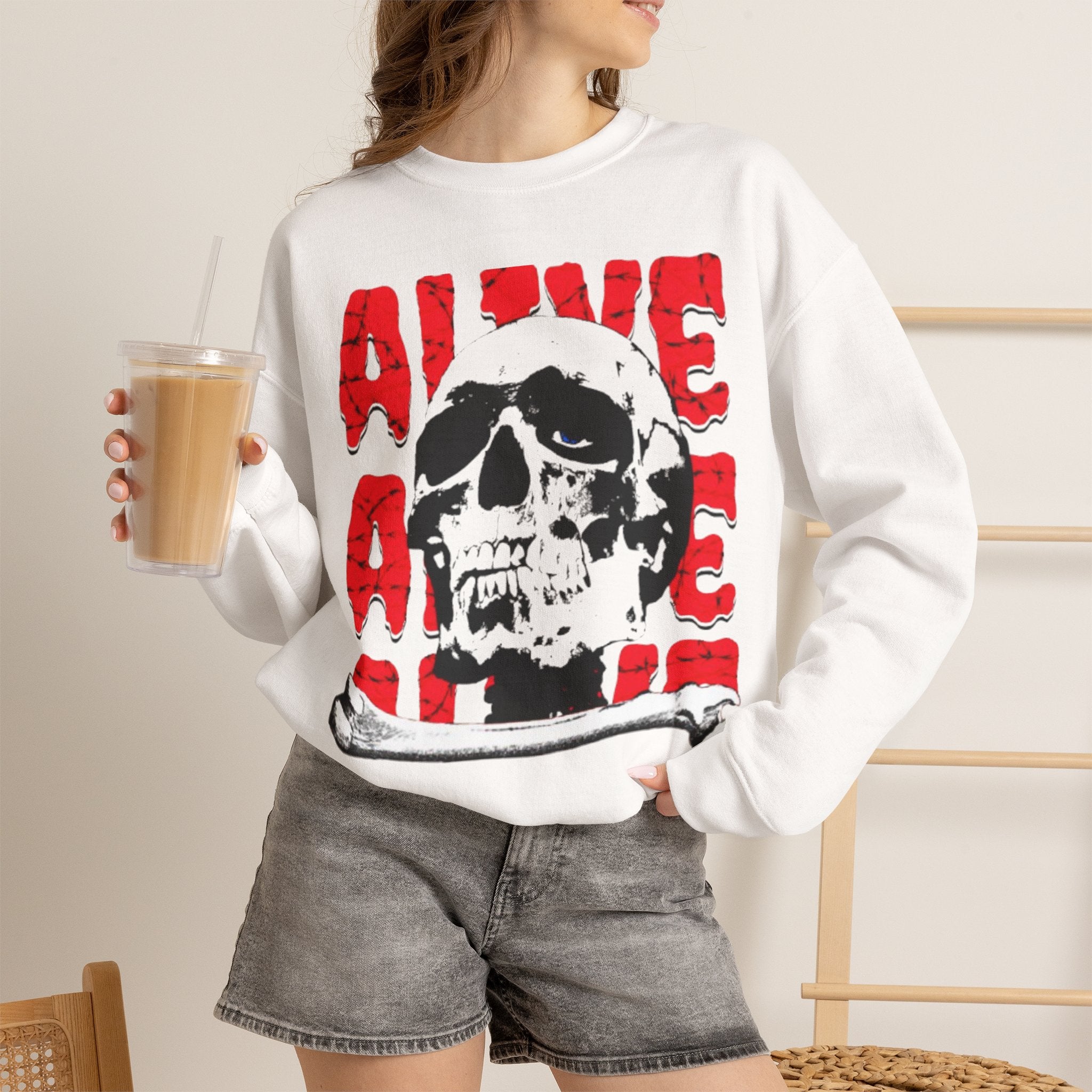 Feel Alive Unisex Heavy Blend™ Crewneck Sweatshirt