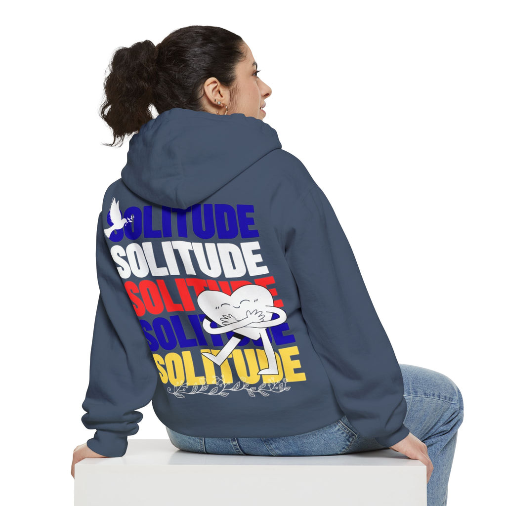 Solitude Unisex Garment-Dyed Hoodie