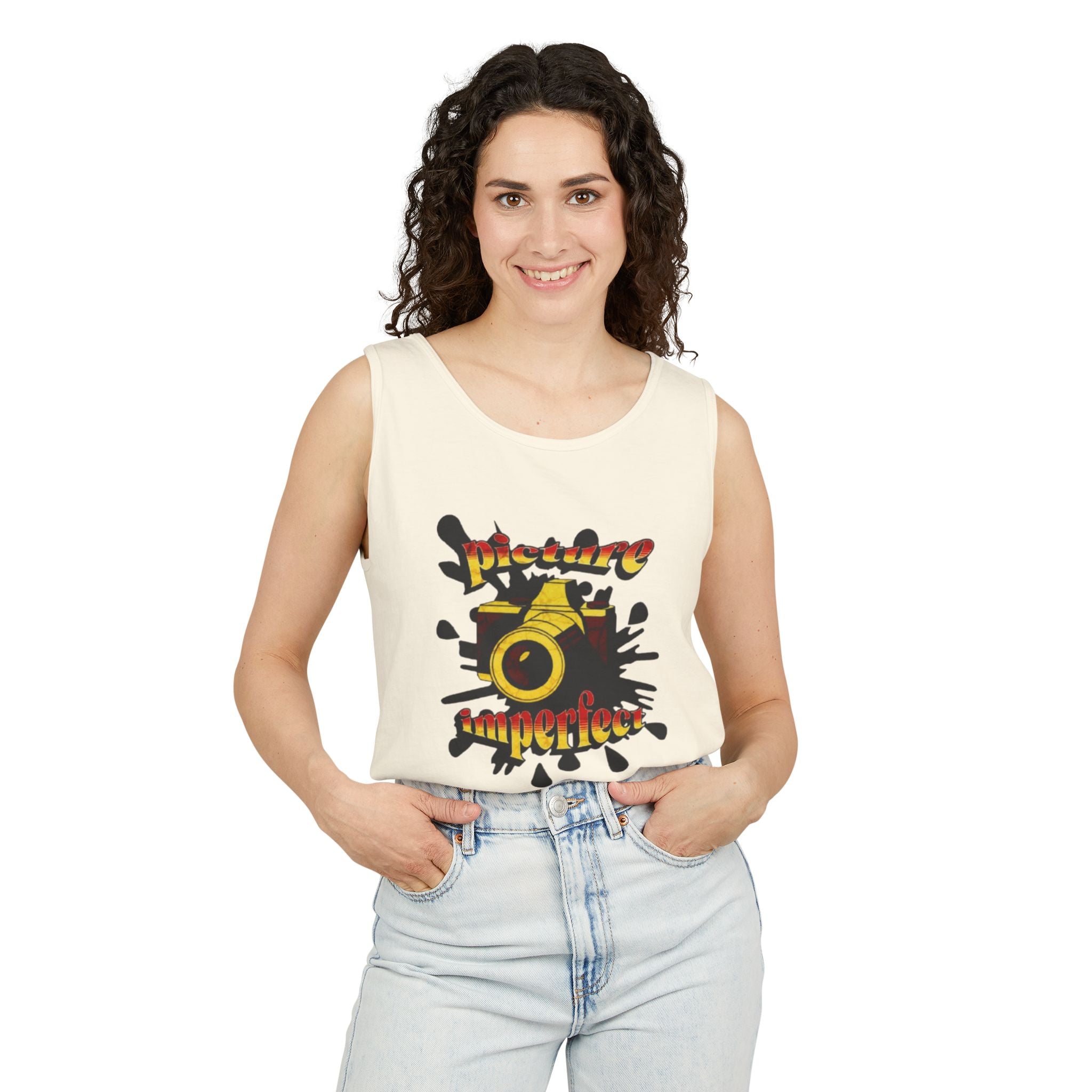 Picture Imperfect Unisex Garment-Dyed Tank Top